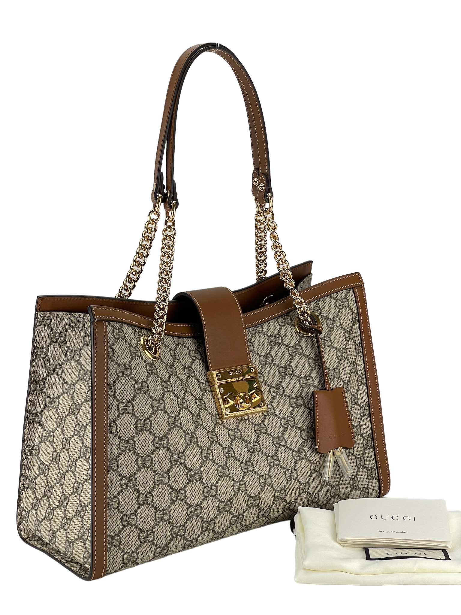 GUCCI - GG Padlock Chain Shoulder Bag