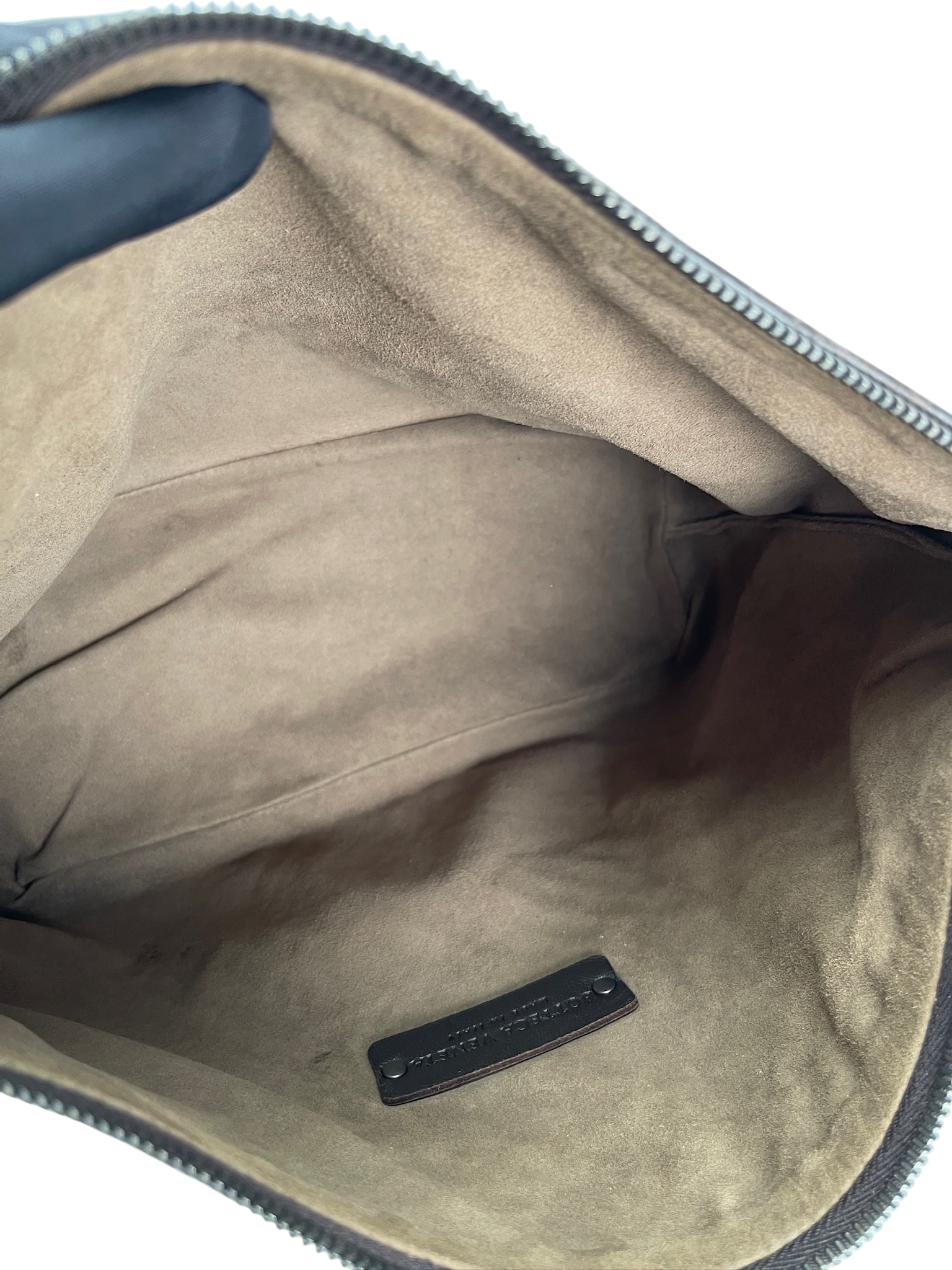 BOTTEGA VENETA - Zip Hobo Intrecciato Nappa Brown Calfskin