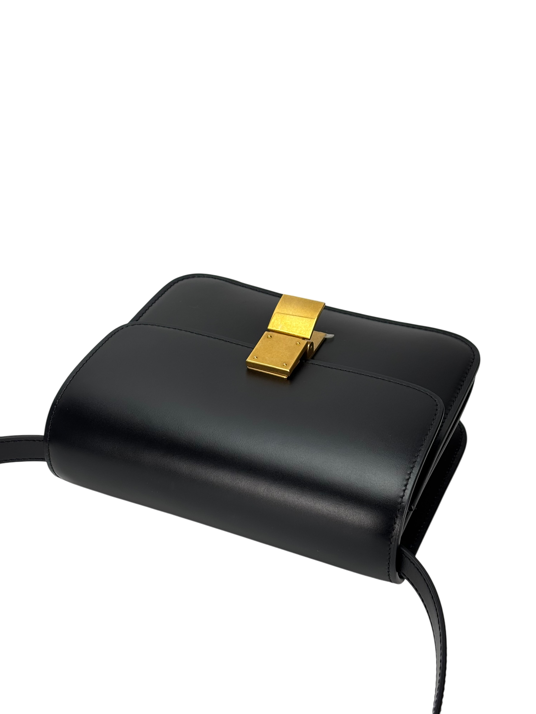 CELINE - Small Classic Leather Shoulder Bag