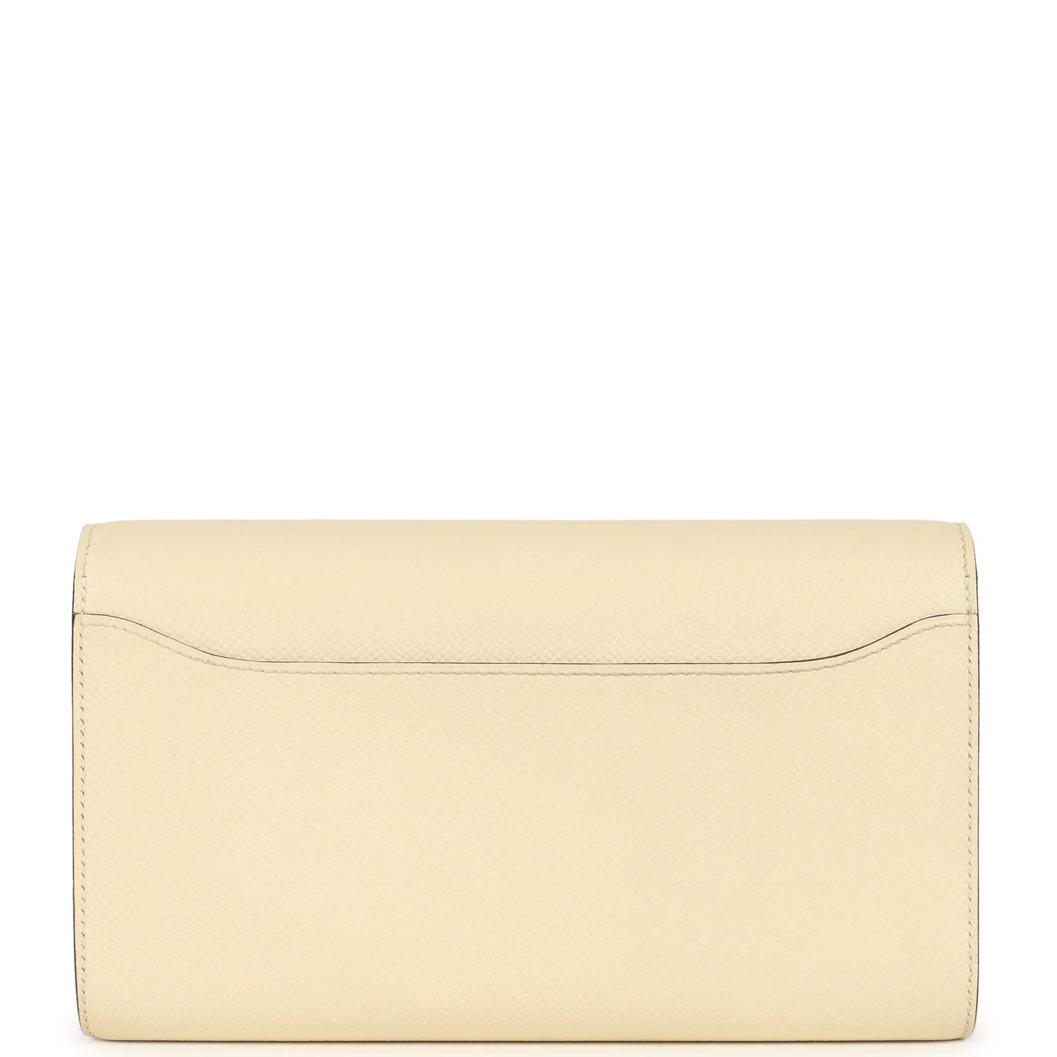 Pre-owned Hermes Constance Wallet To Go Nata Epsom Marquette Palladium Hardware