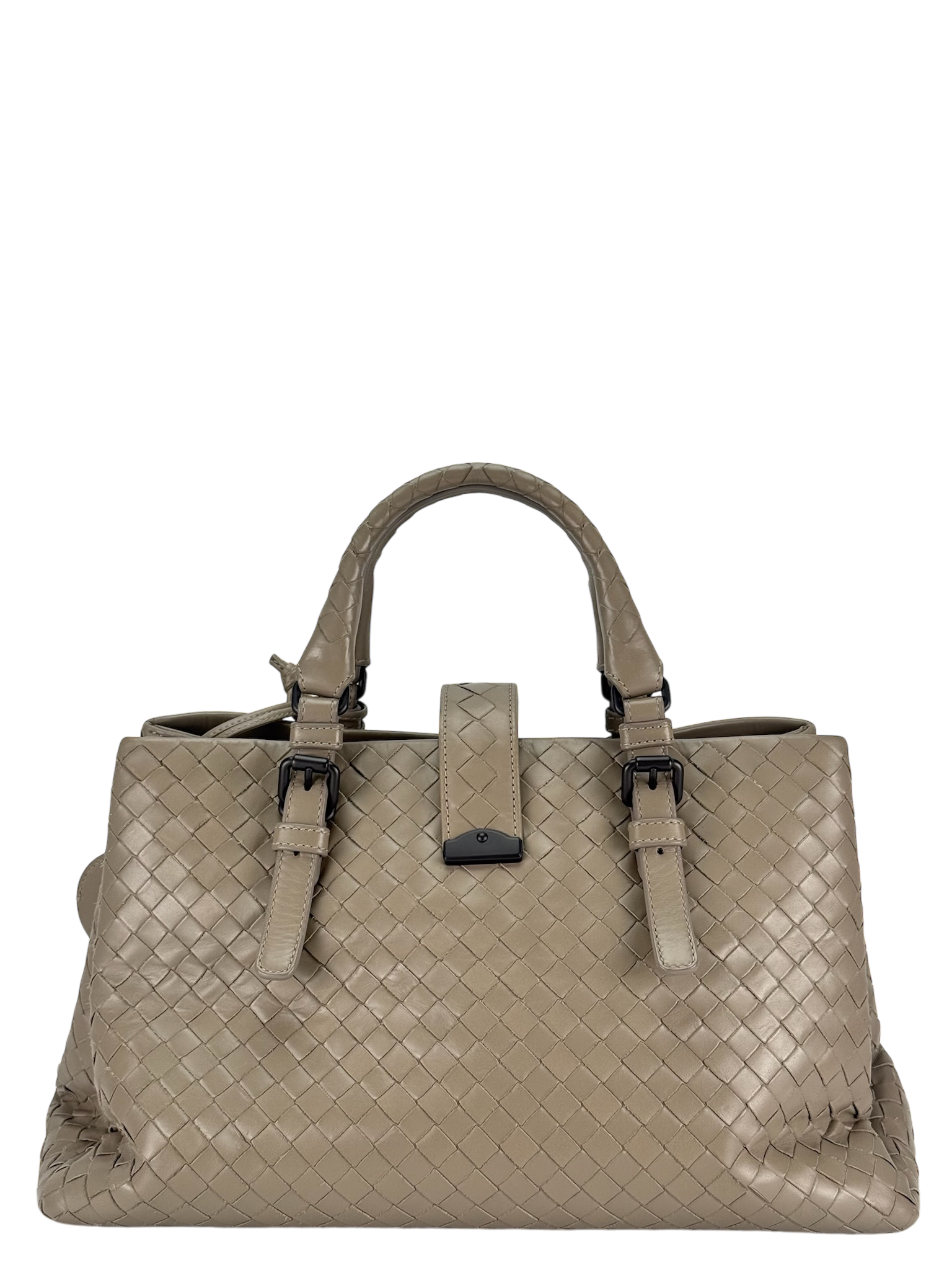 BOTTEGA VENETA - Grey Light Calf Veneta Bag