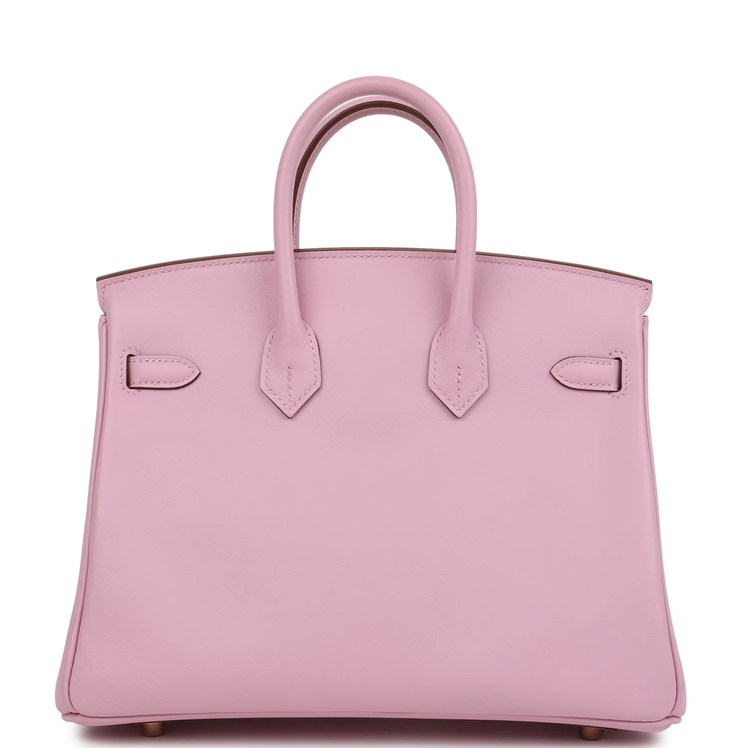 Hermes Birkin 25 Mauve Sylvestre Swift Rose Gold Hardware