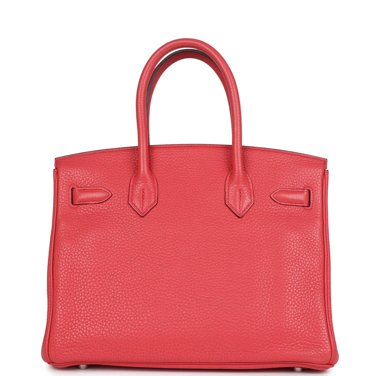 Pre-owned Hermes Birkin 30 Bougainvillea Clemence Palladium Hardware
