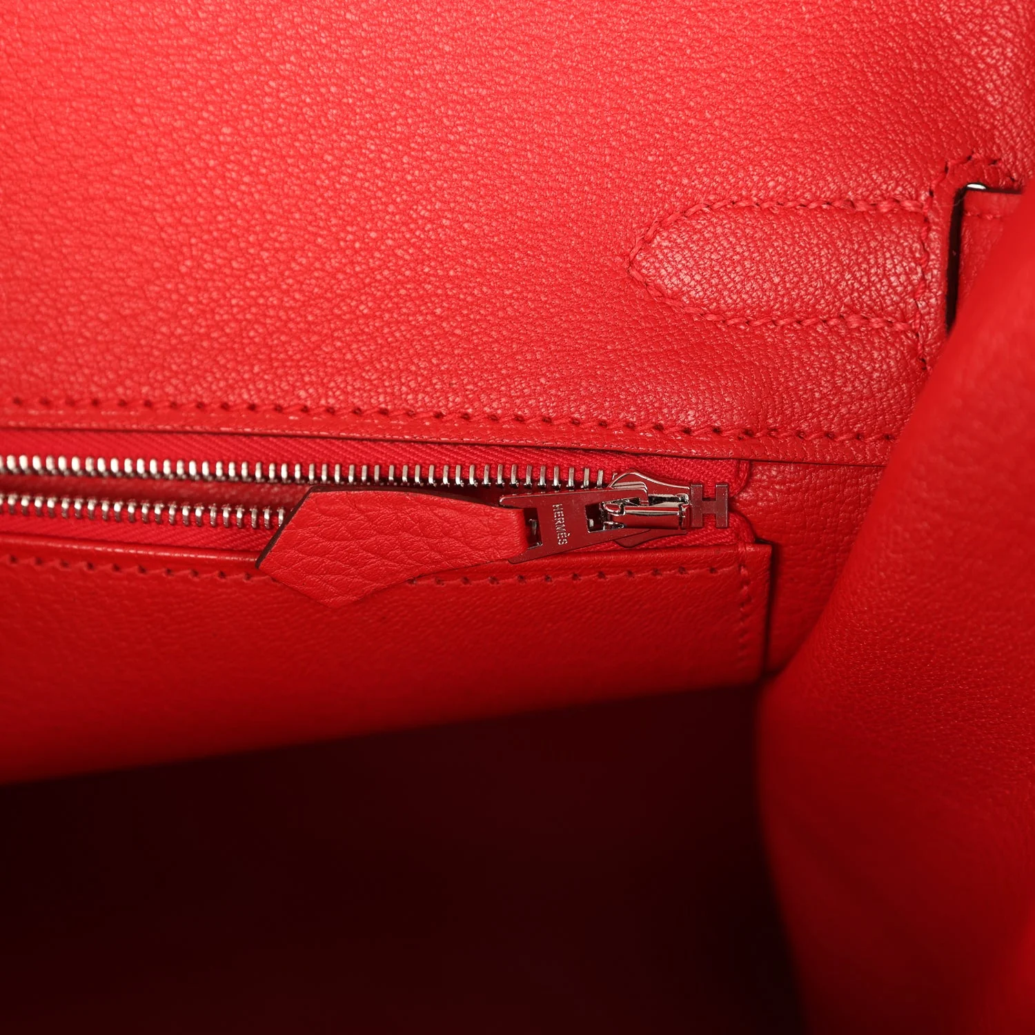Hermes Birkin 30 Rouge Radieux Togo Palladium Hardware