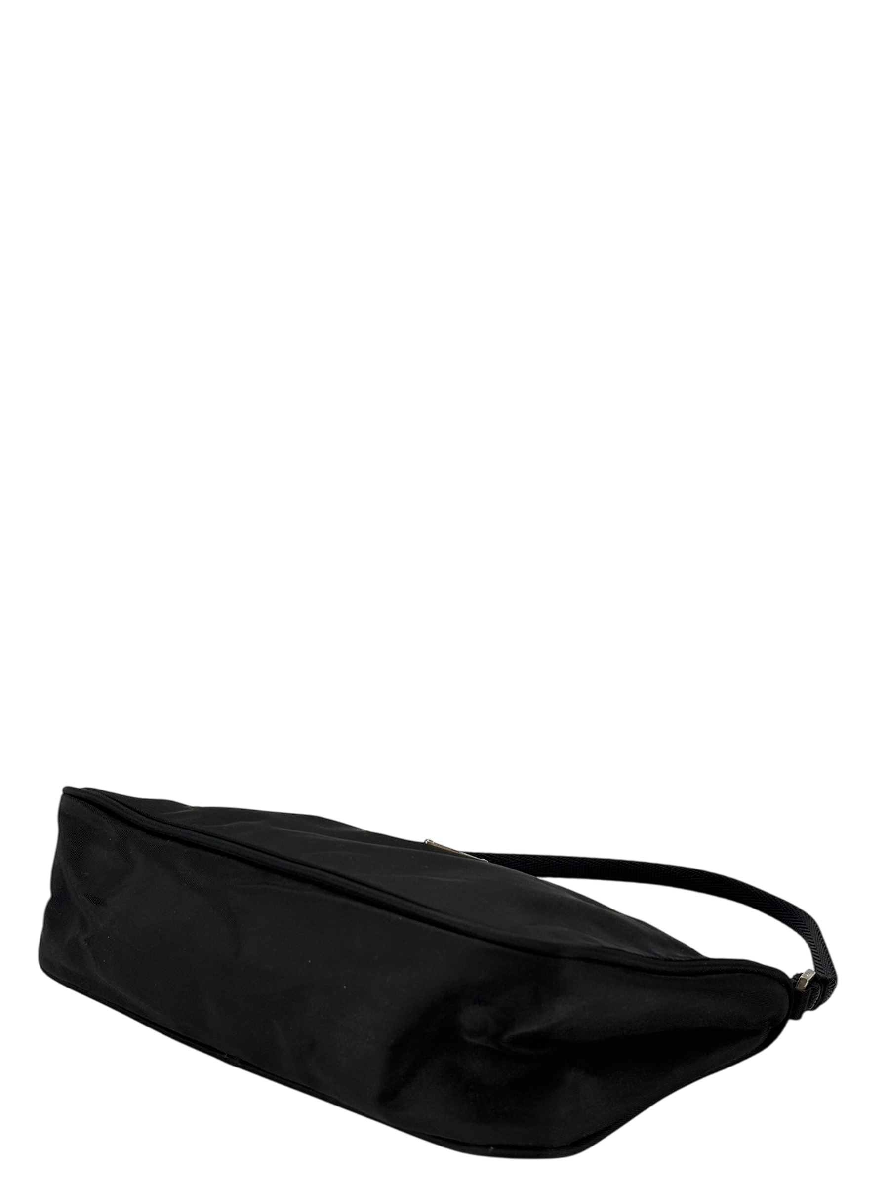 PRADA - Black Nylon Nero Pouch Handbag