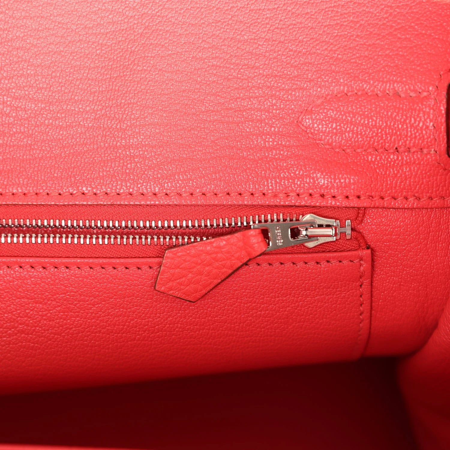 Pre-owned Hermes Birkin 30 Rose Jaipur Clemence Palladium Hardware