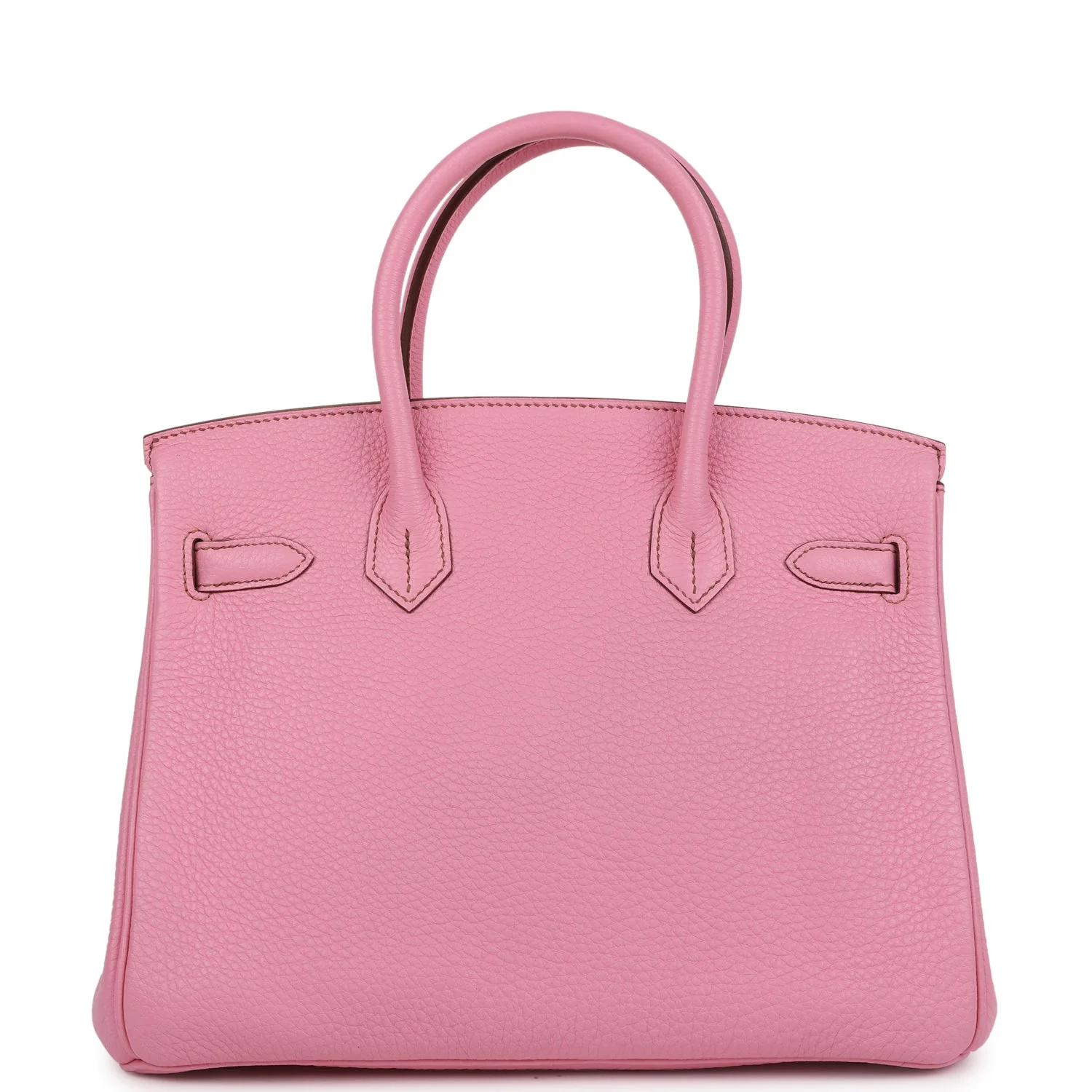 Pre-owned Hermes Birkin 30 Bubblegum Togo Palladium Hardware