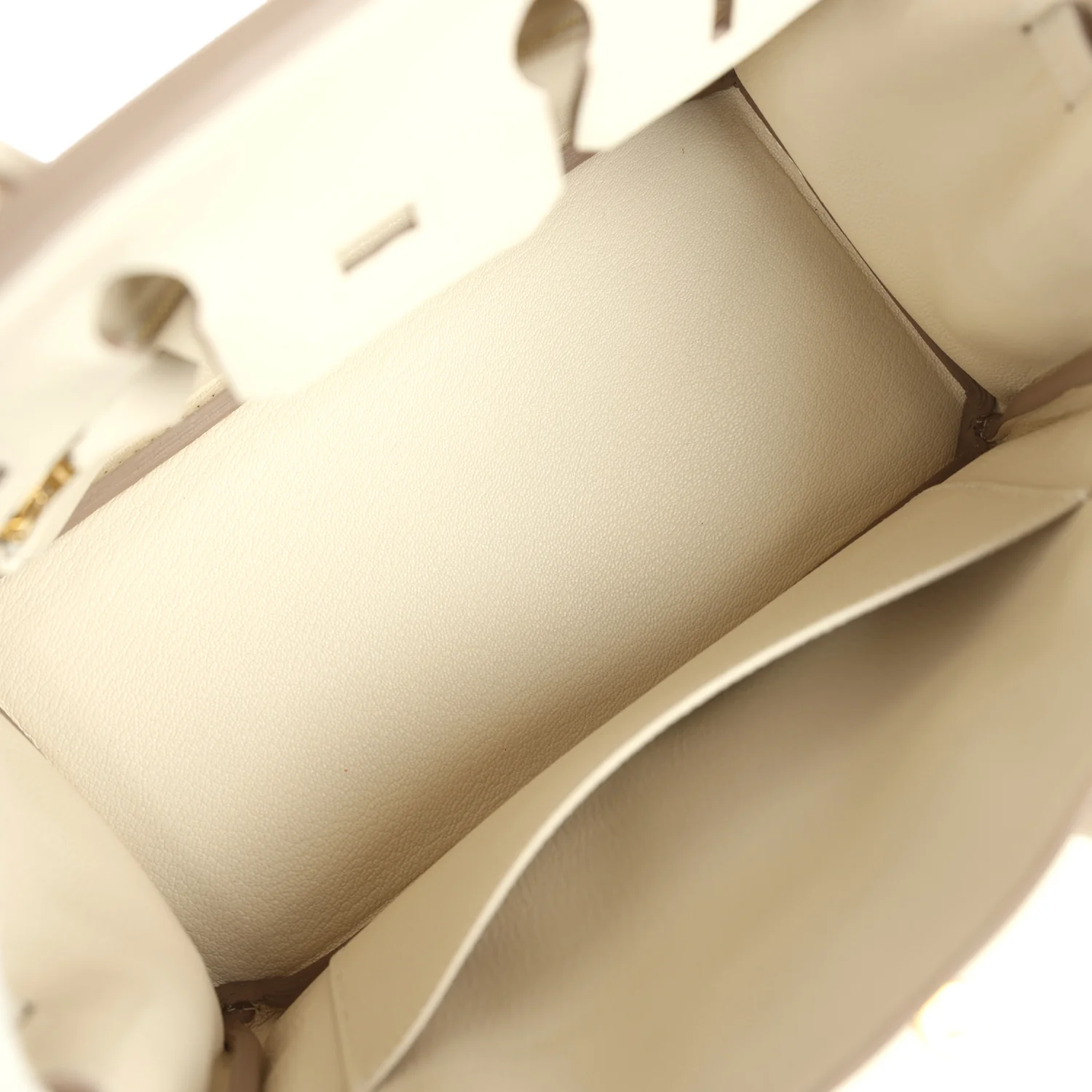 Hermes Birkin 25 Craie Togo Gold Hardware