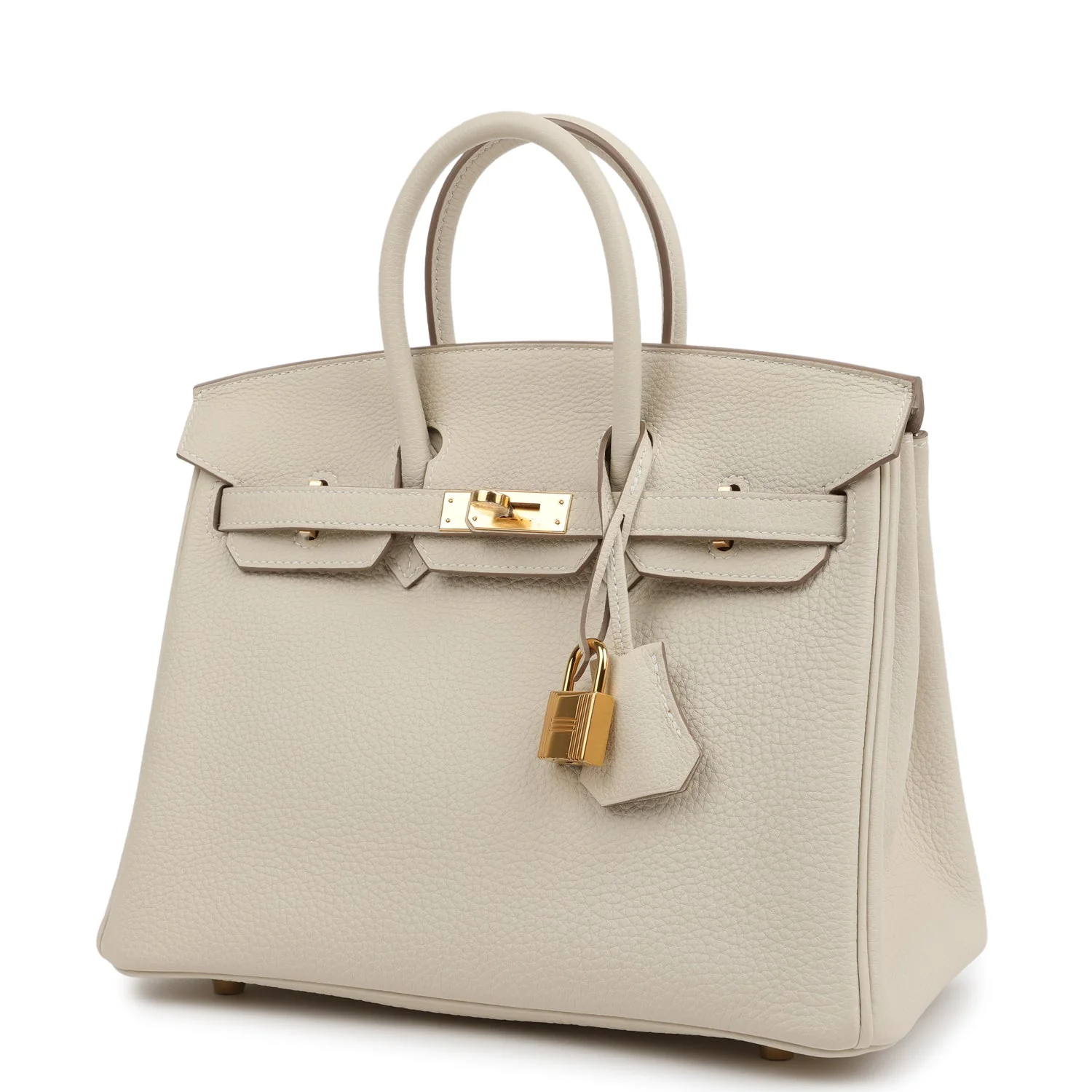 Hermes Birkin 25 Craie Togo Gold Hardware