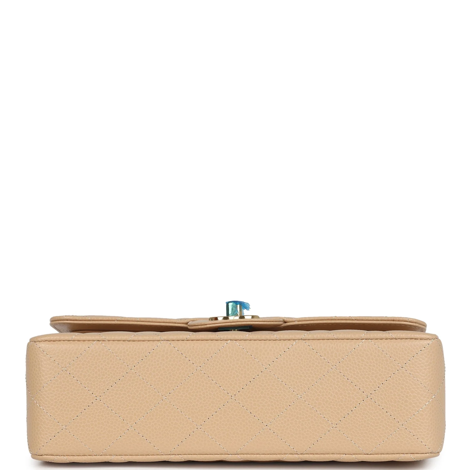 Chanel Small Classic Double Flap Bag Beige Caviar Gold Hardware