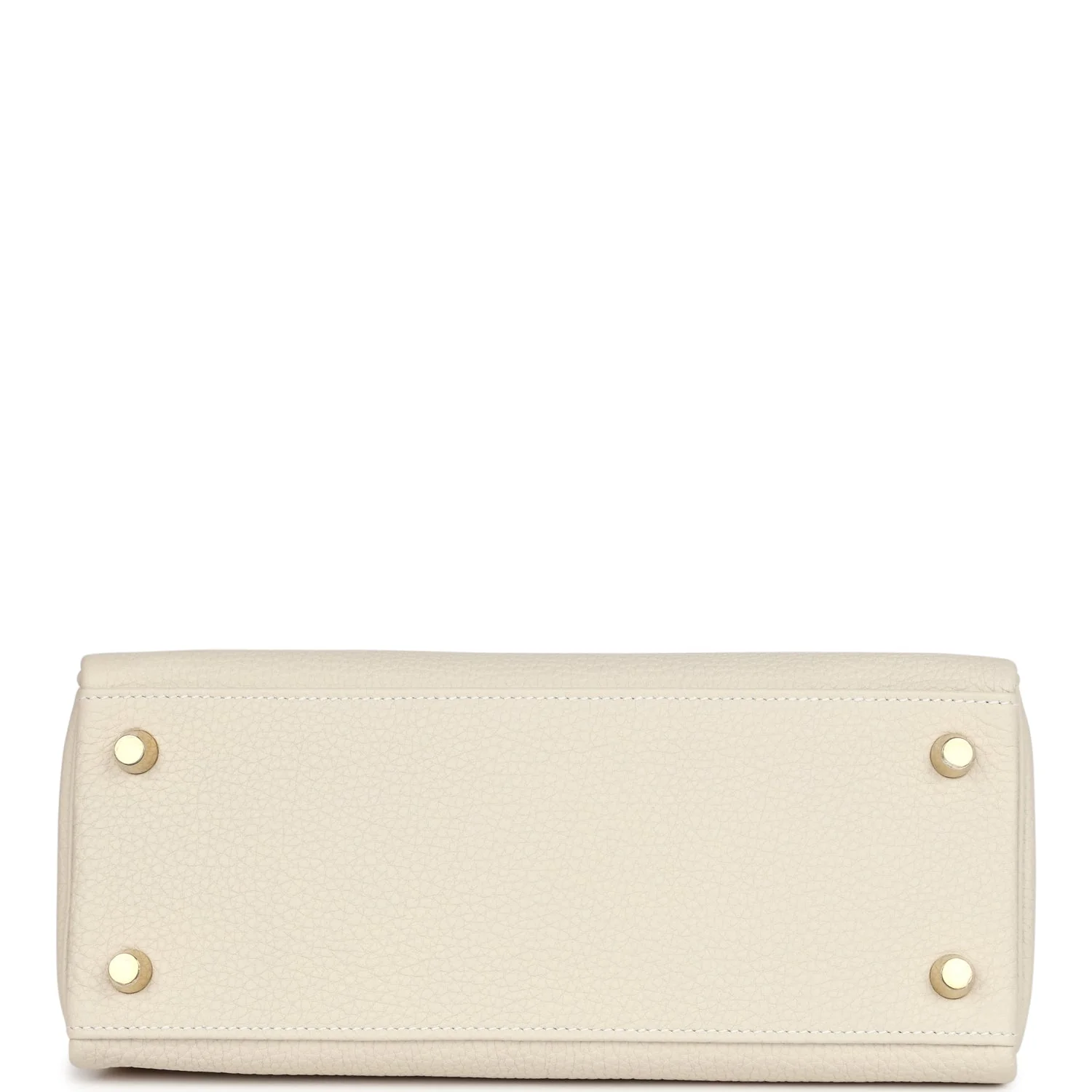 Hermes Kelly Retourne 25 Craie Togo Gold Hardware