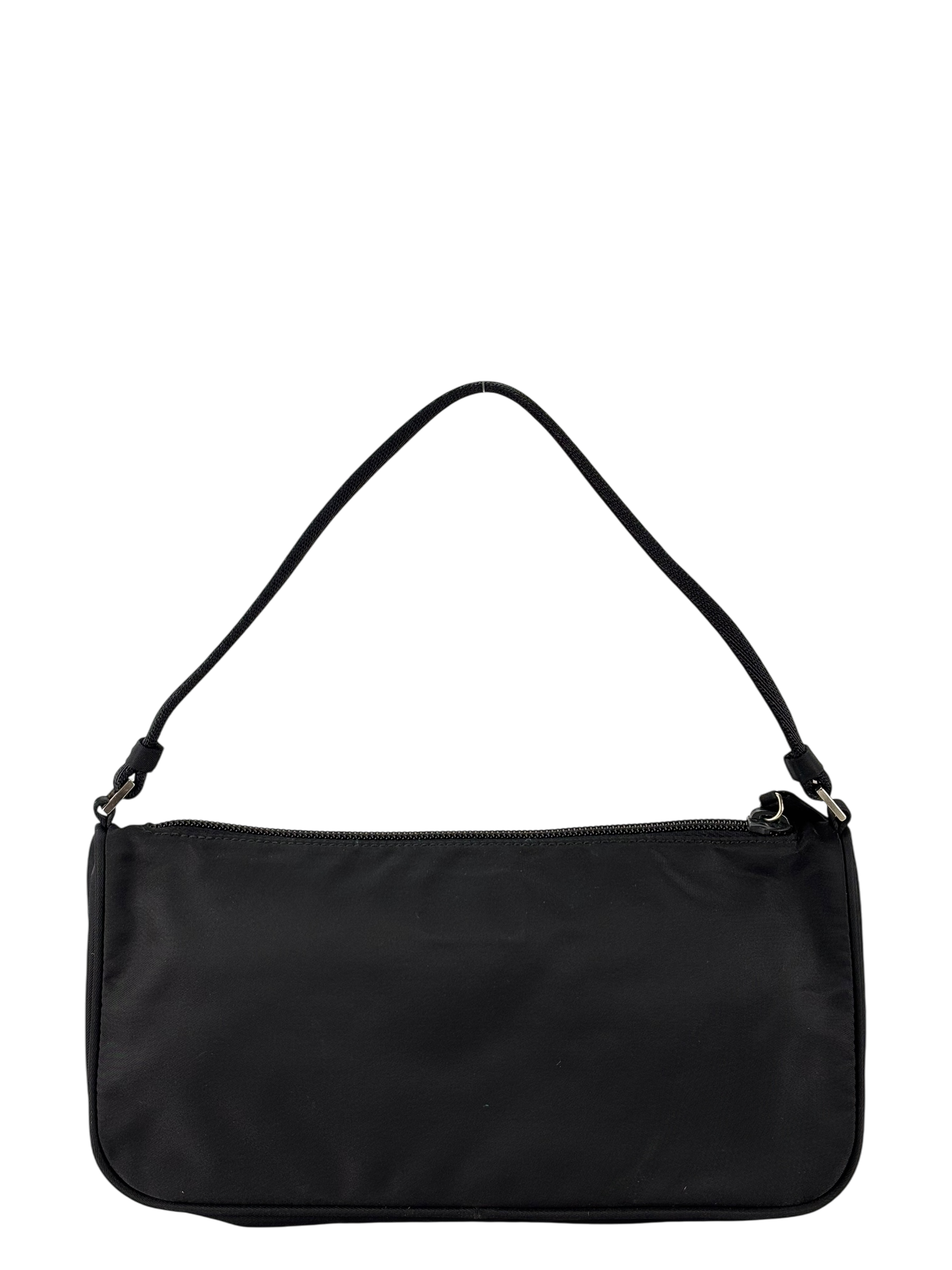 PRADA - Black Nylon Nero Pouch Handbag