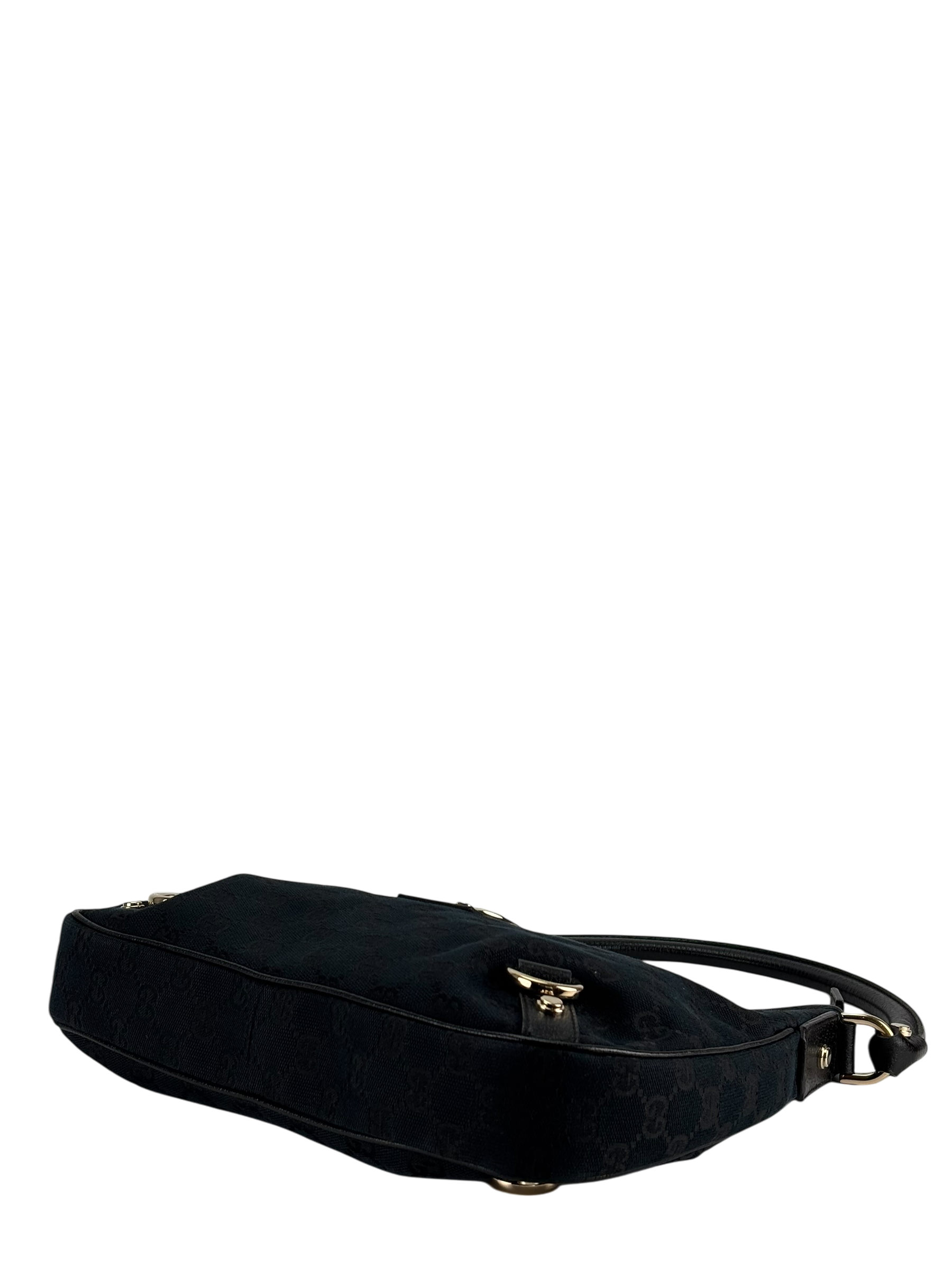 GUCCI - Black Ophidia Abbey Guccissima Semi Shoulder Bag