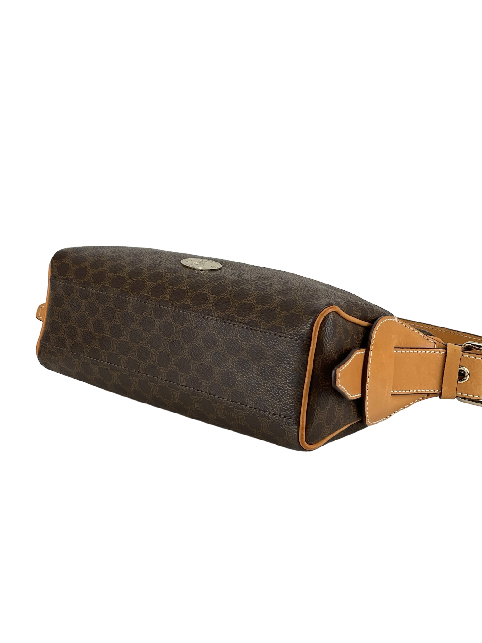 CELINE - Macadam Pattern Shoulder Bag