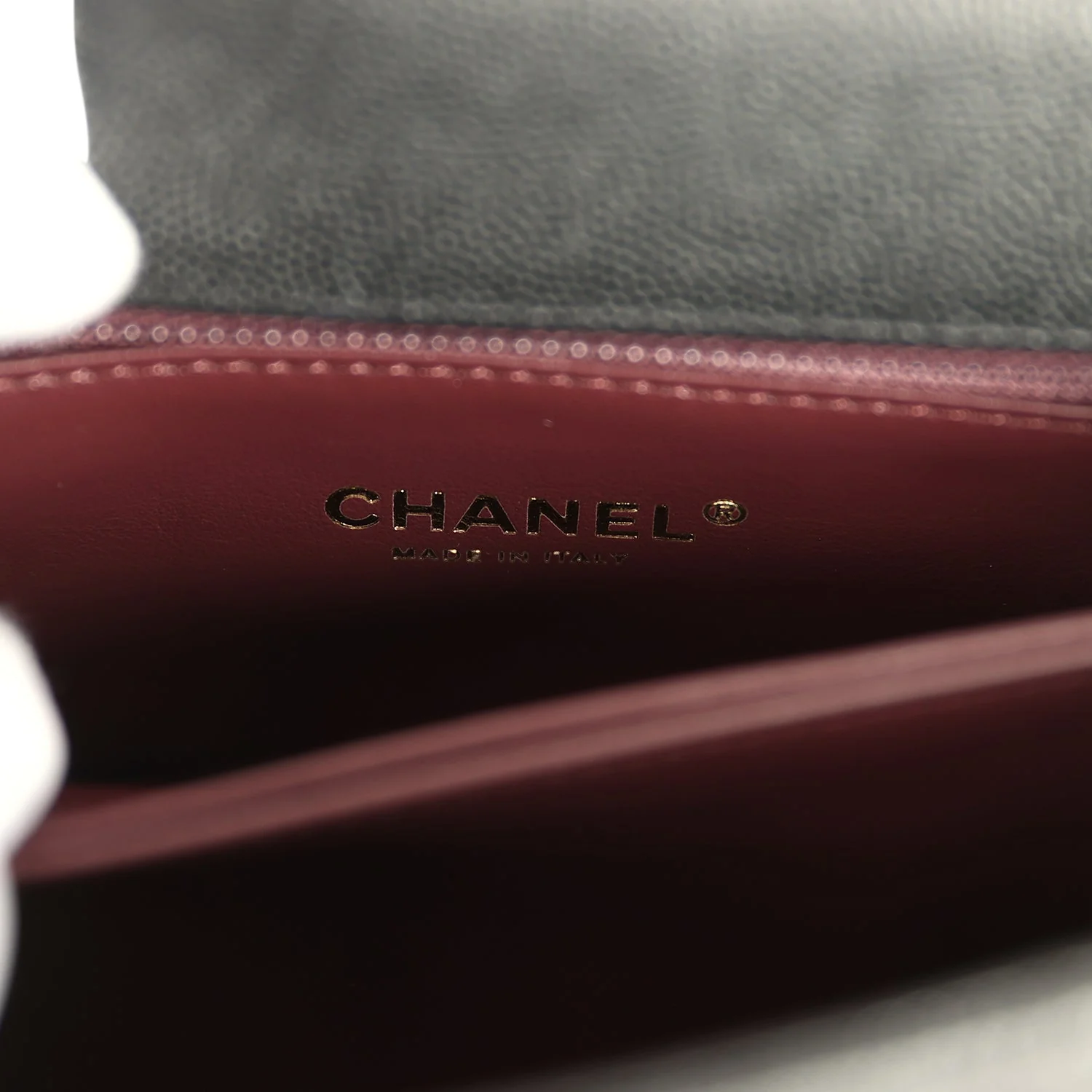 Chanel Small Coco Top Handle Flap Bag Shiny Caviar Light Gold Hardware