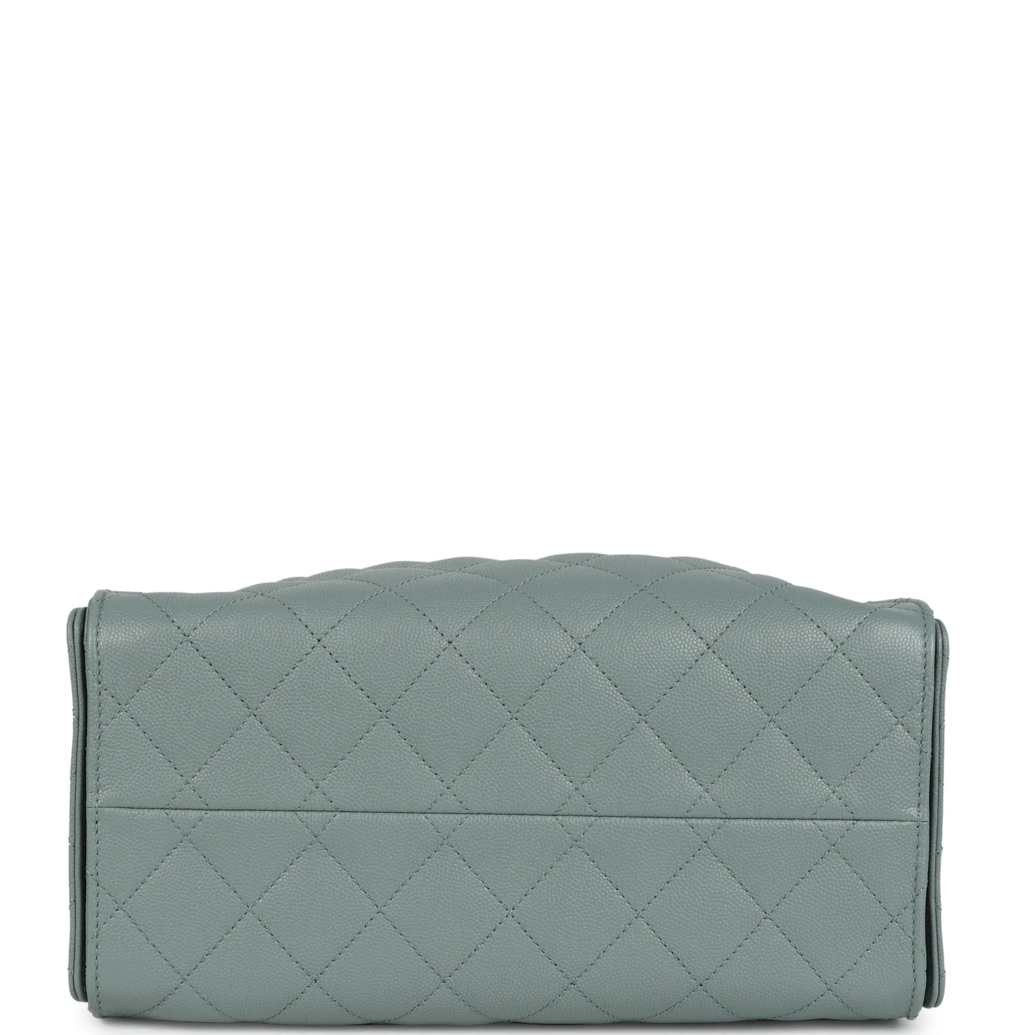 Chanel Small 25 Hobo Bag Green Caviar Antique Gold Hardware