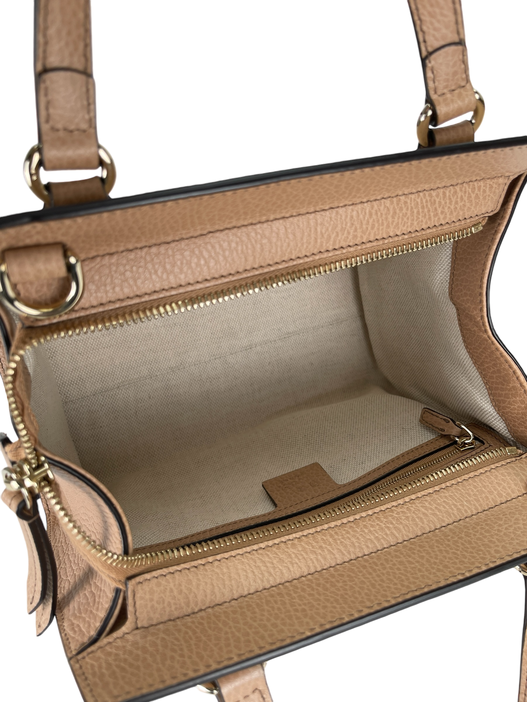 GUCCI - 2way bag Soho Top Handle Leather Handbag