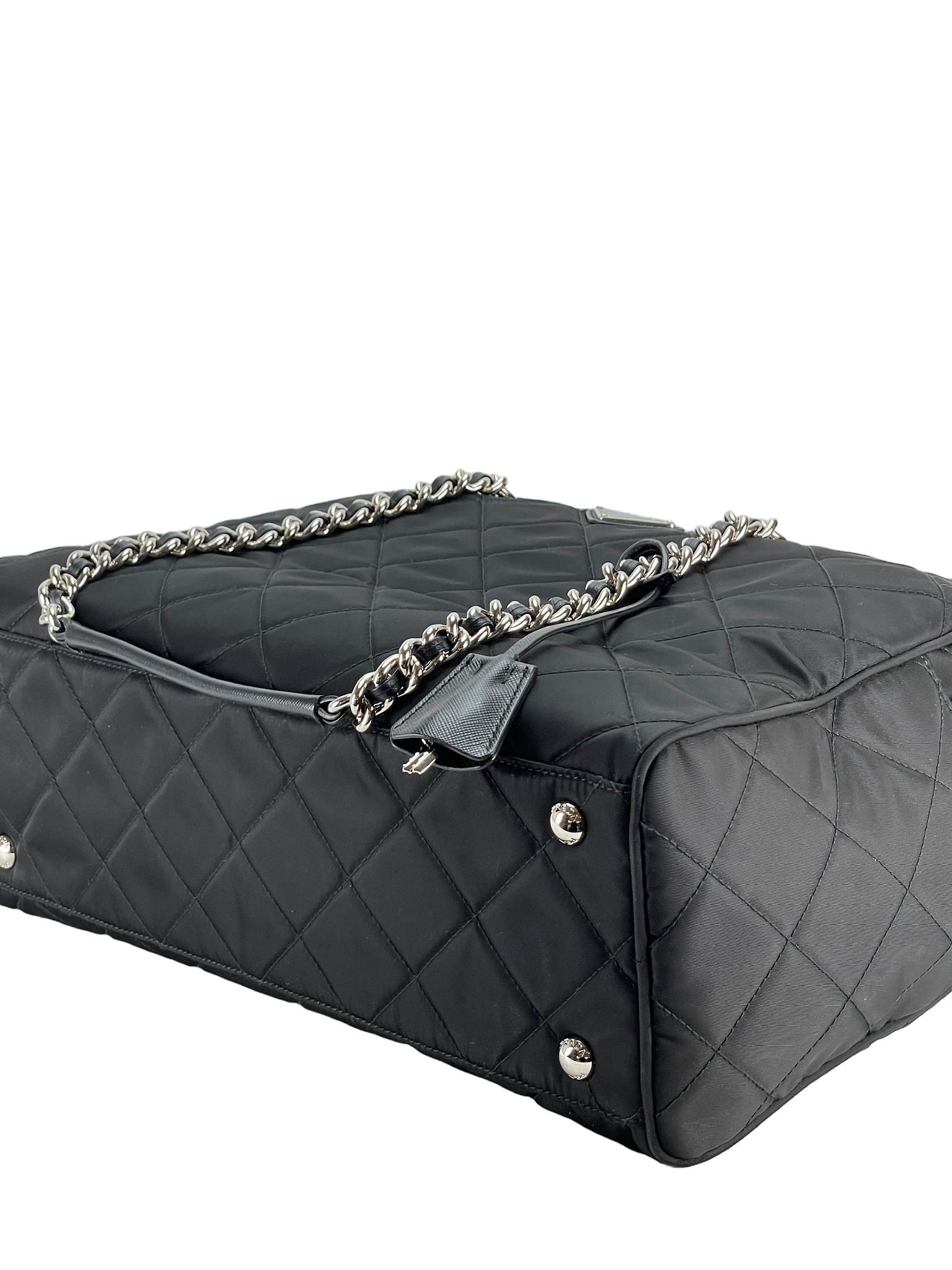 PRADA - Nylon Tessuto Impuntu Tote Bag