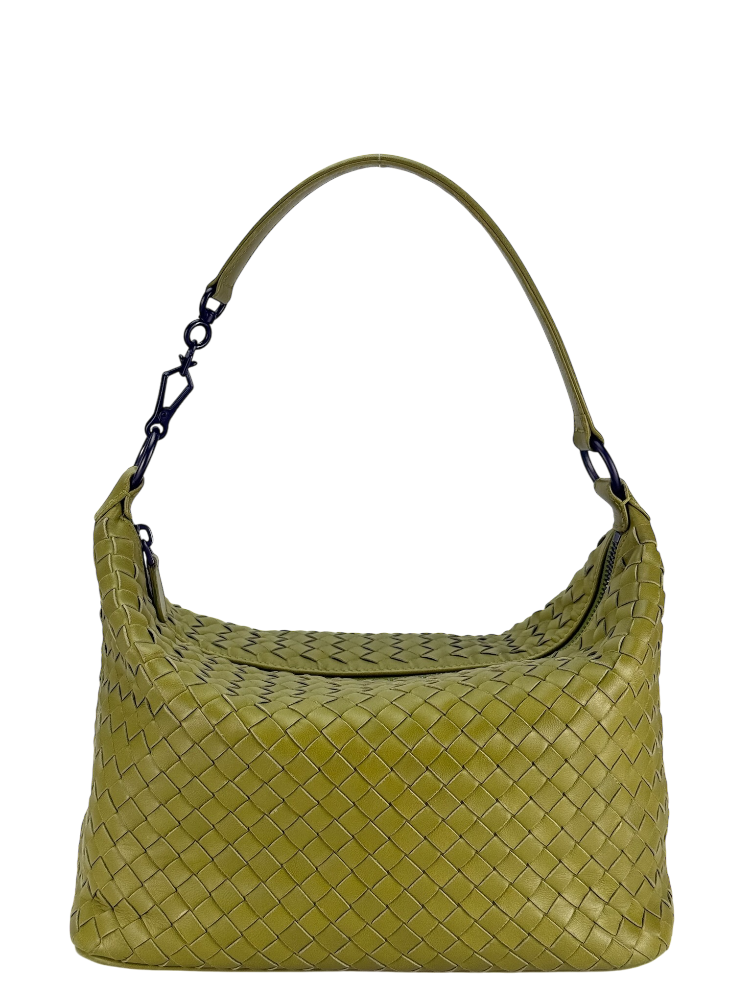 BOTTEGA VENETA - Nappa Intrecciato Small Shoulder Bag Assenzio