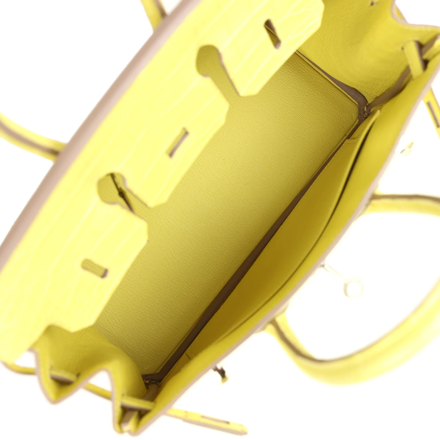 Hermes Birkin 25 Lime Matte Alligator Palladium Hardware