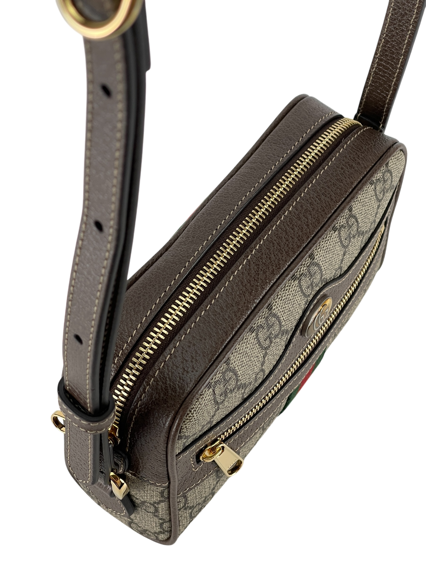 GUCCI -  GG Supreme Ophidia Mini Shoulder Bag