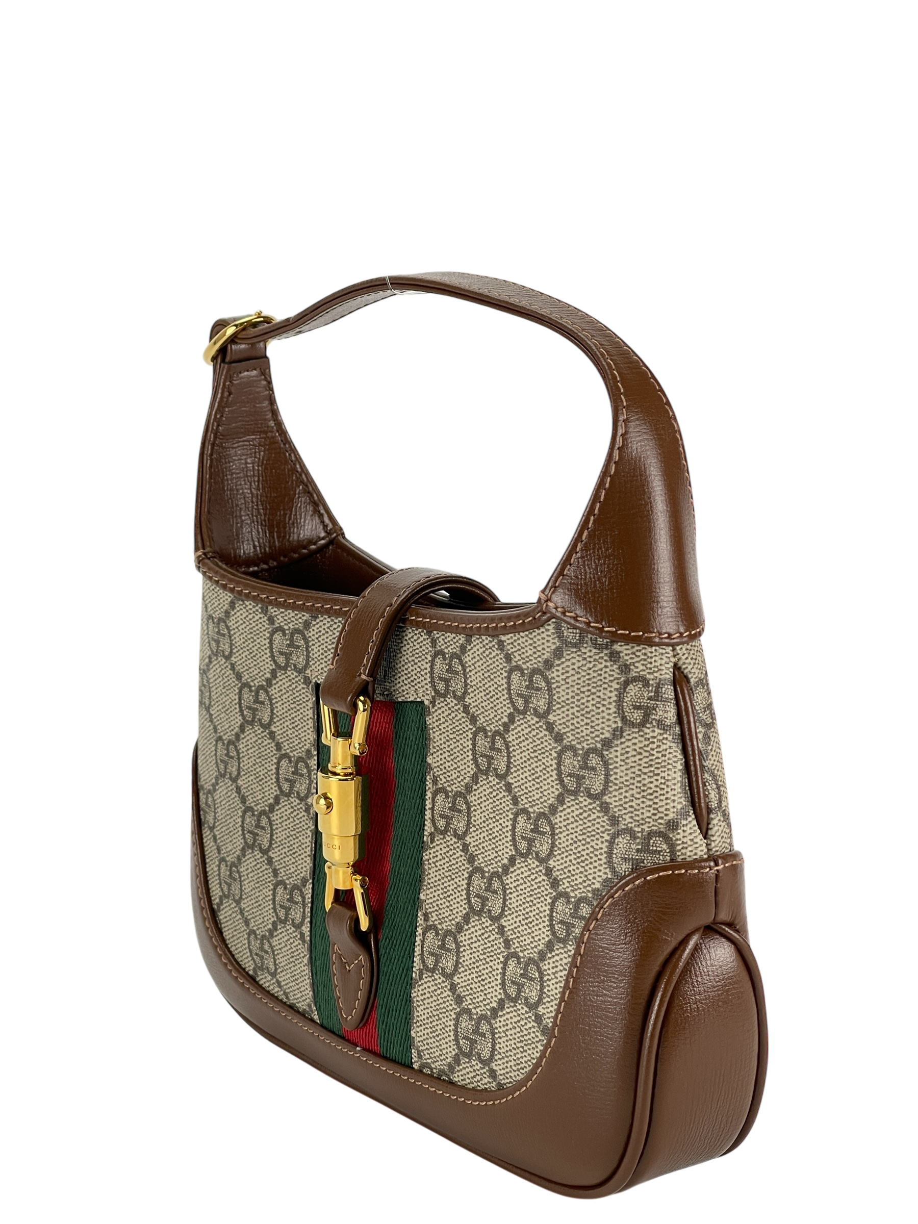 GUCCI - Jackie 1961 leather Canvas Shoulder bag