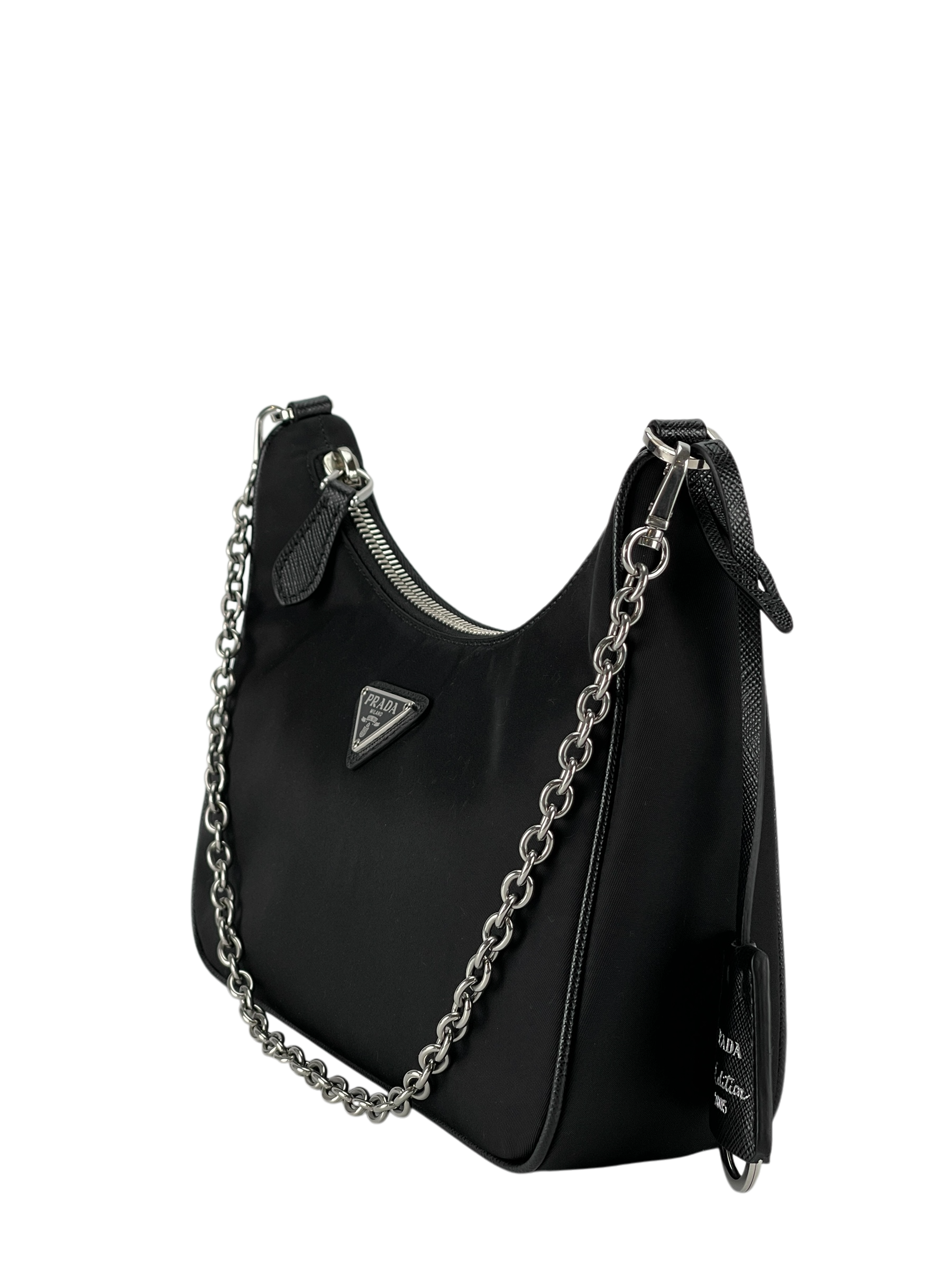 PRADA - Black Re-Edition 2005 Re-Nylon bag 3 in1