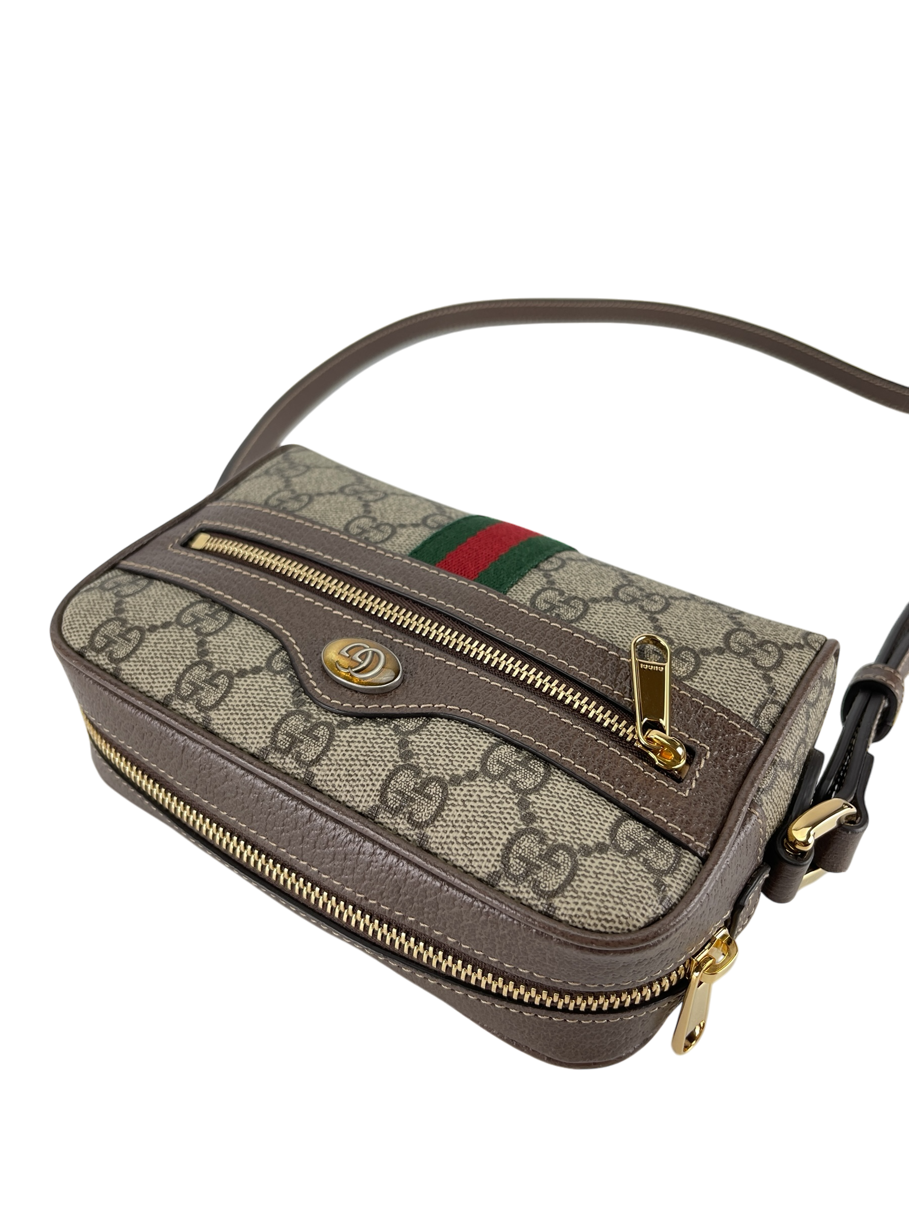 GUCCI -  GG Supreme Ophidia Mini Shoulder Bag