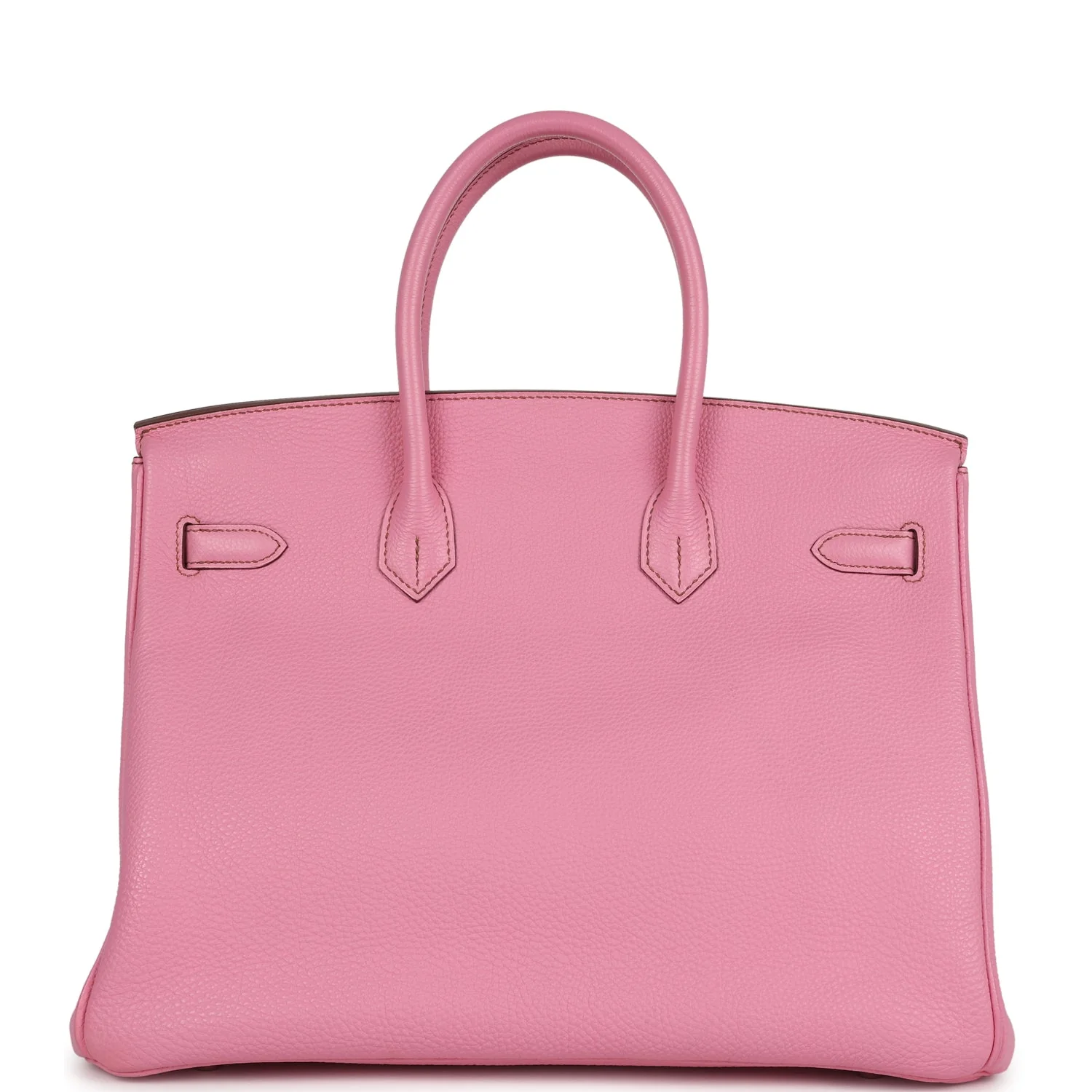 Pre-owned Hermes Birkin 35 Bubblegum Togo Palladium Hardware