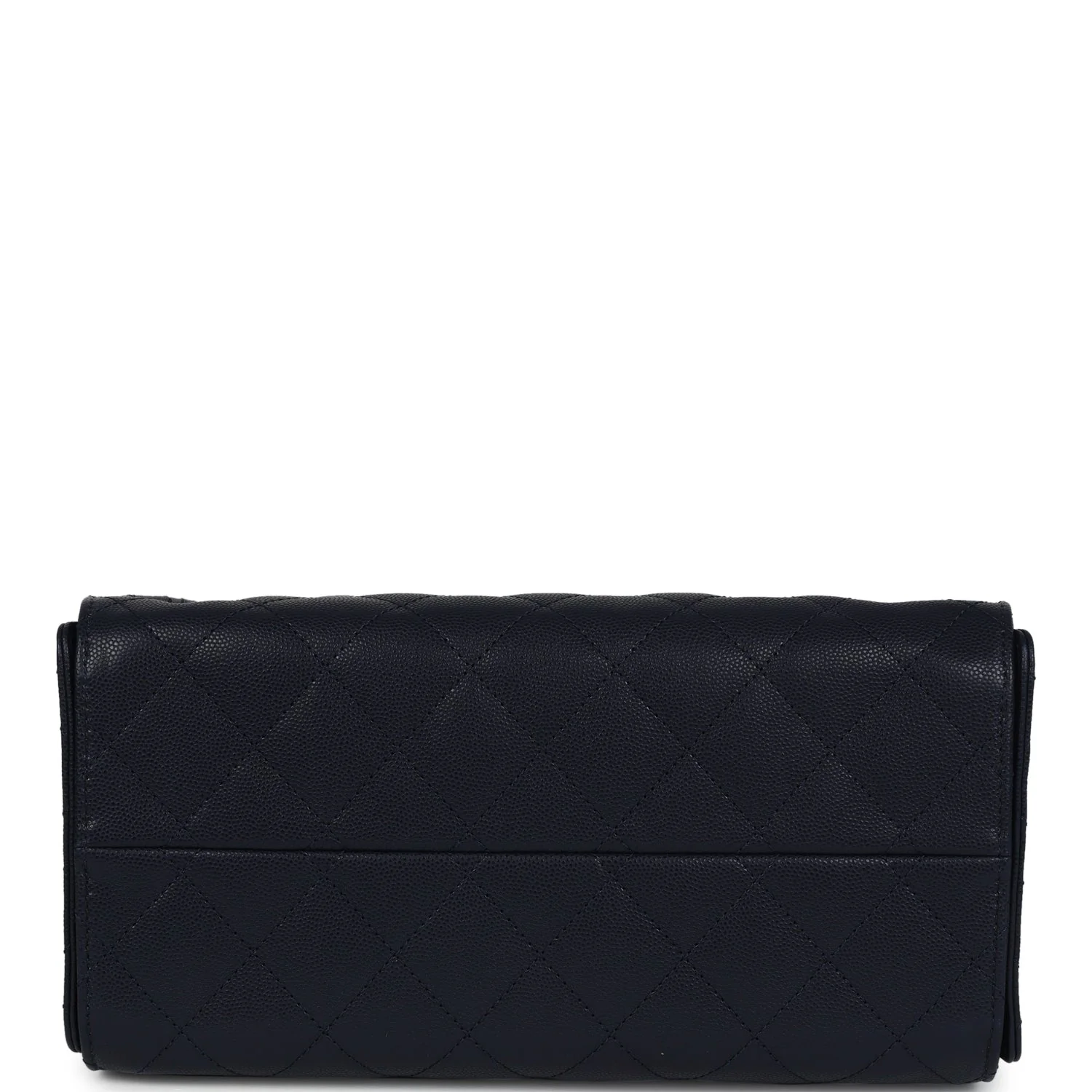 Chanel Small 25 Hobo Bag Dark Navy Caviar Antique Gold Hardware