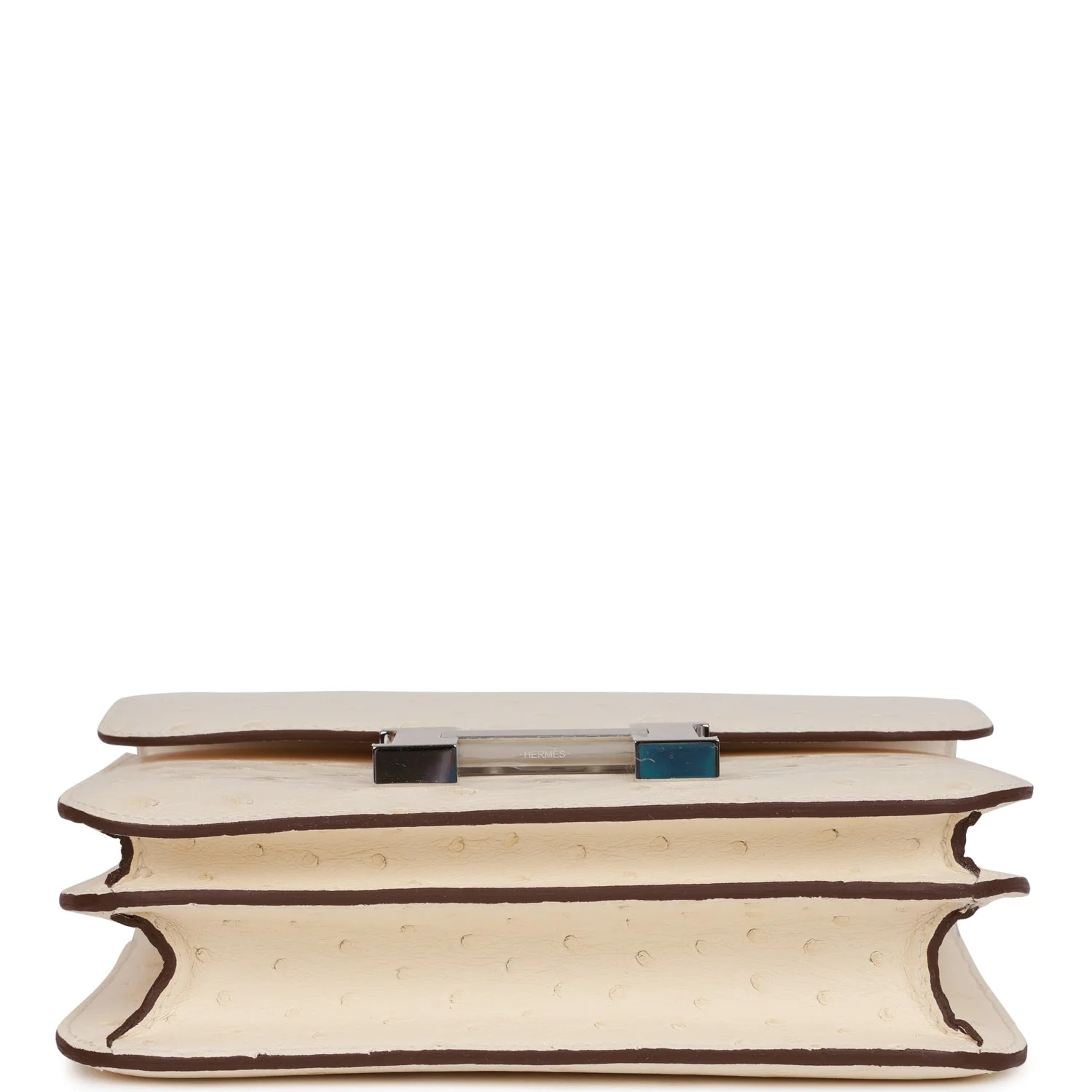 Hermes Constance 18 Nata Ostrich Palladium Hardware