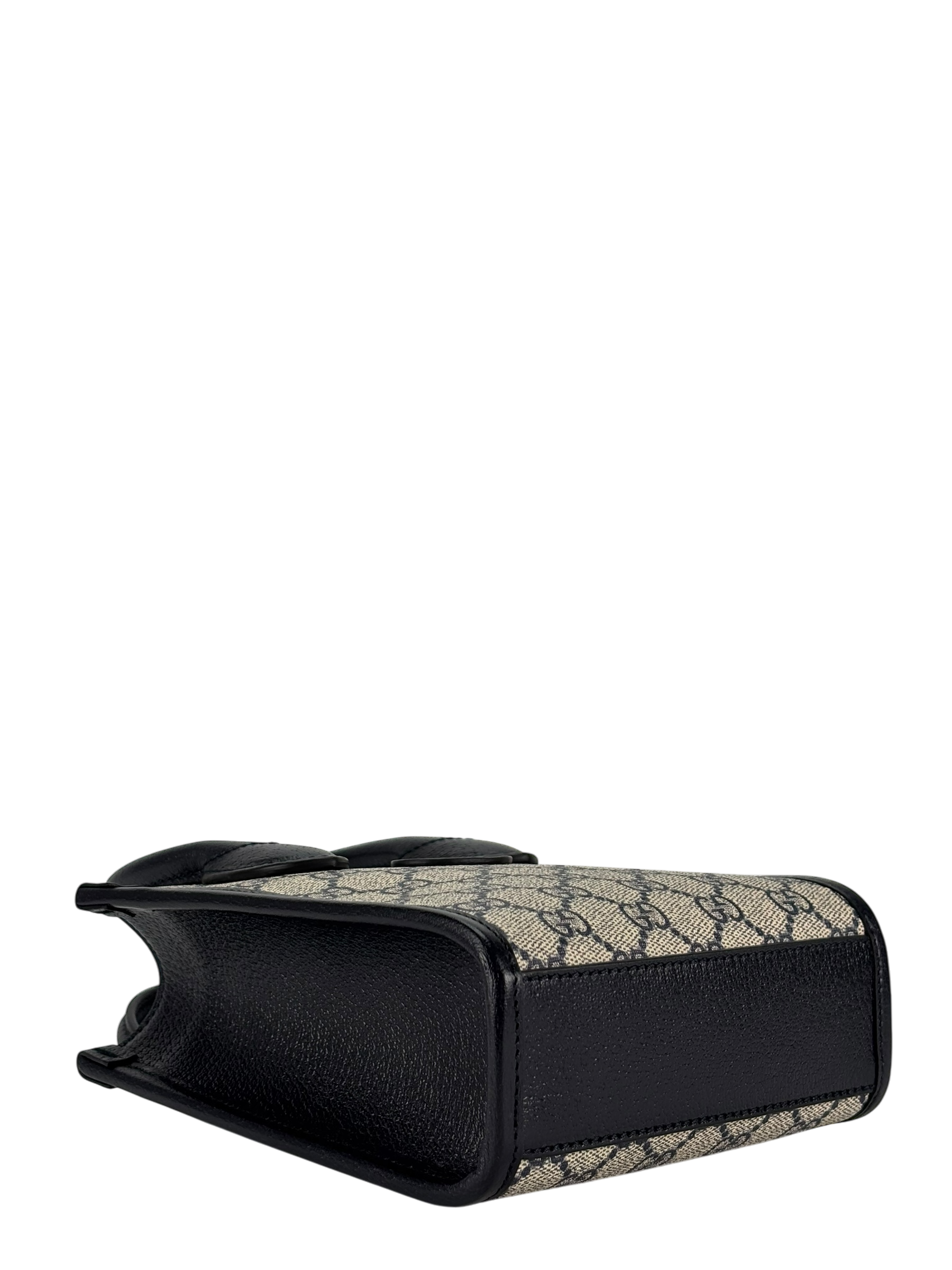 GUCCI - Mini GG Supreme Interlocking Tote Bag