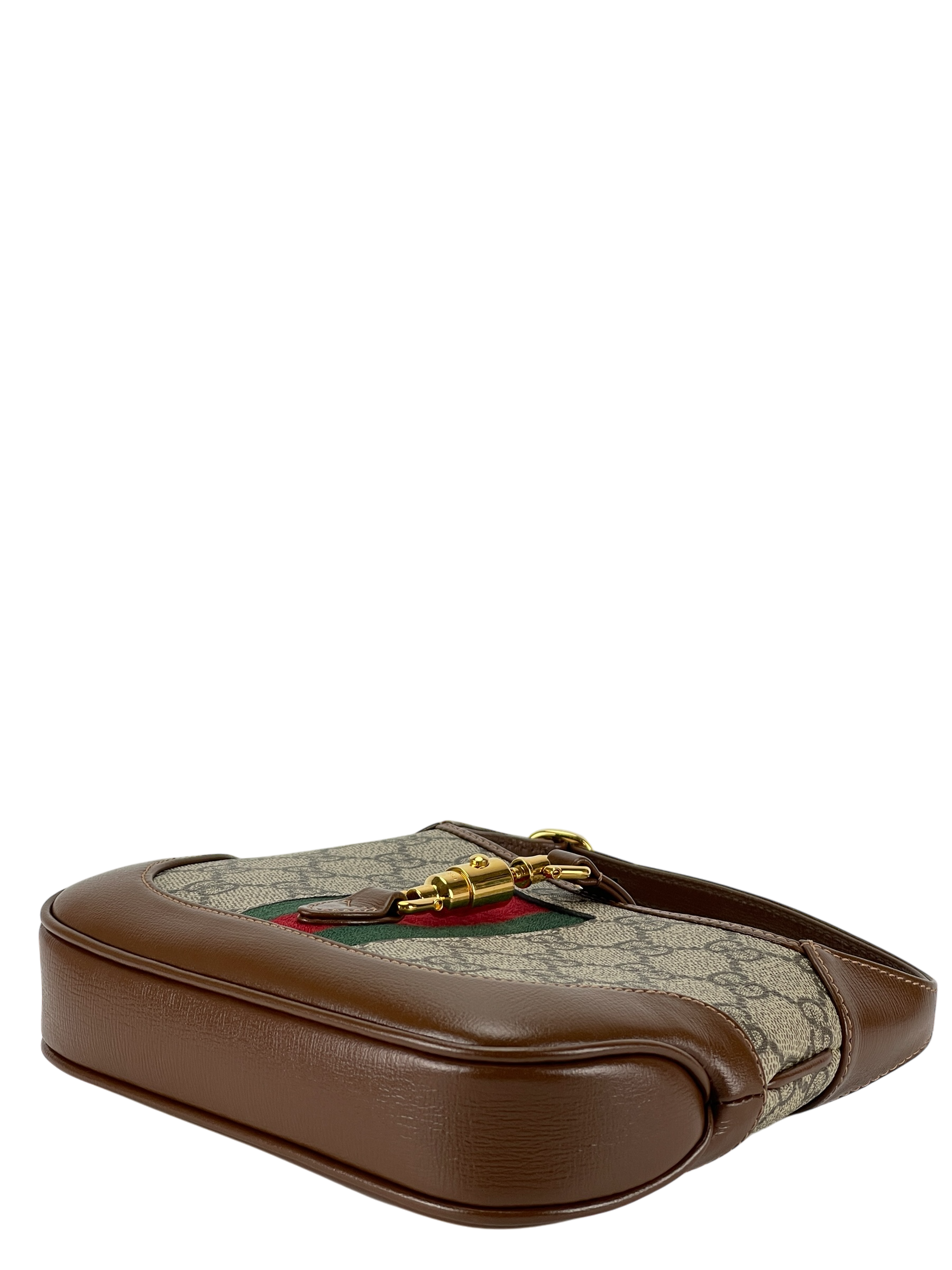 GUCCI - Jackie 1961 leather Canvas Shoulder bag