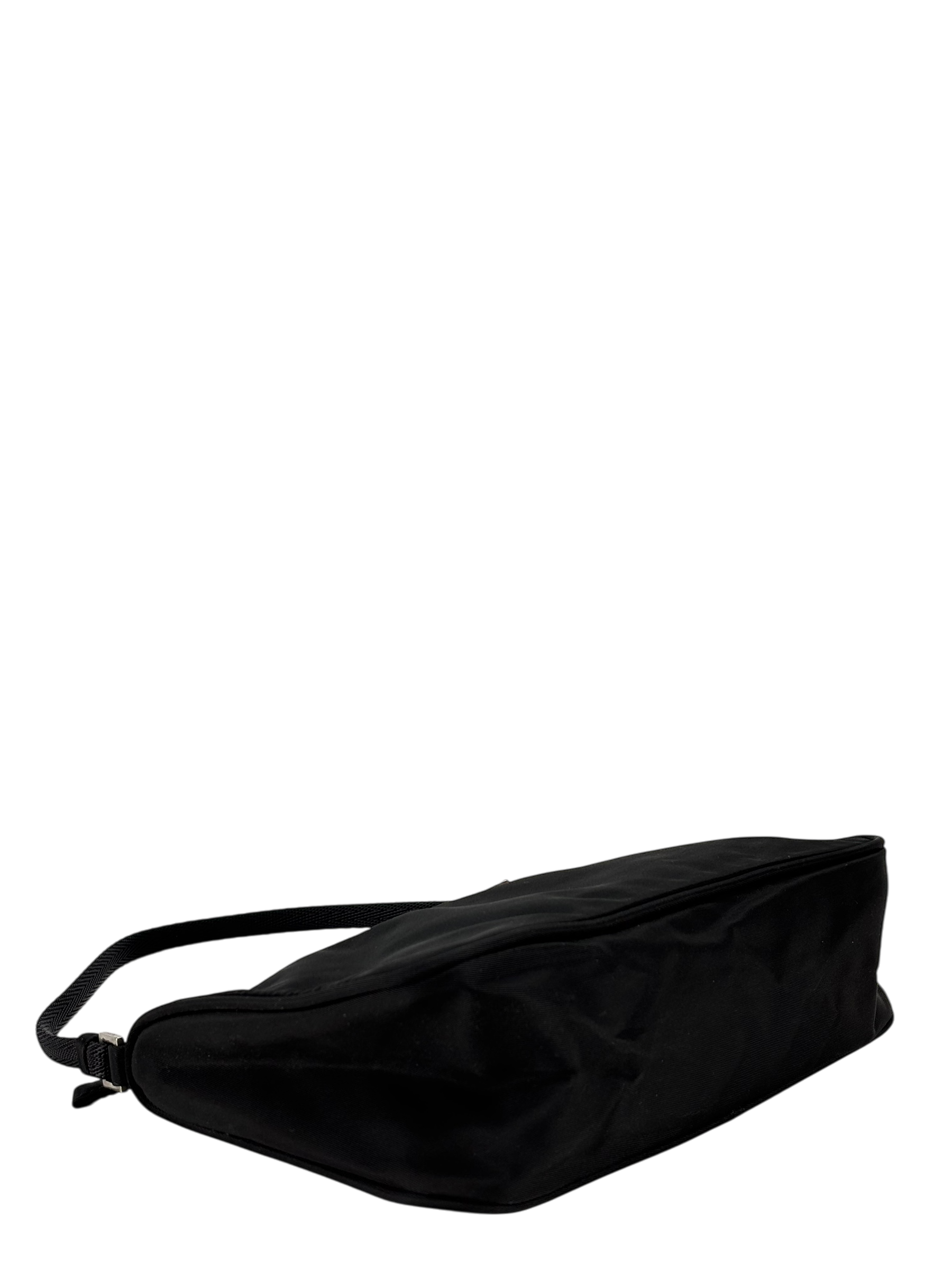 PRADA - Black Nylon Nero Pouch Handbag