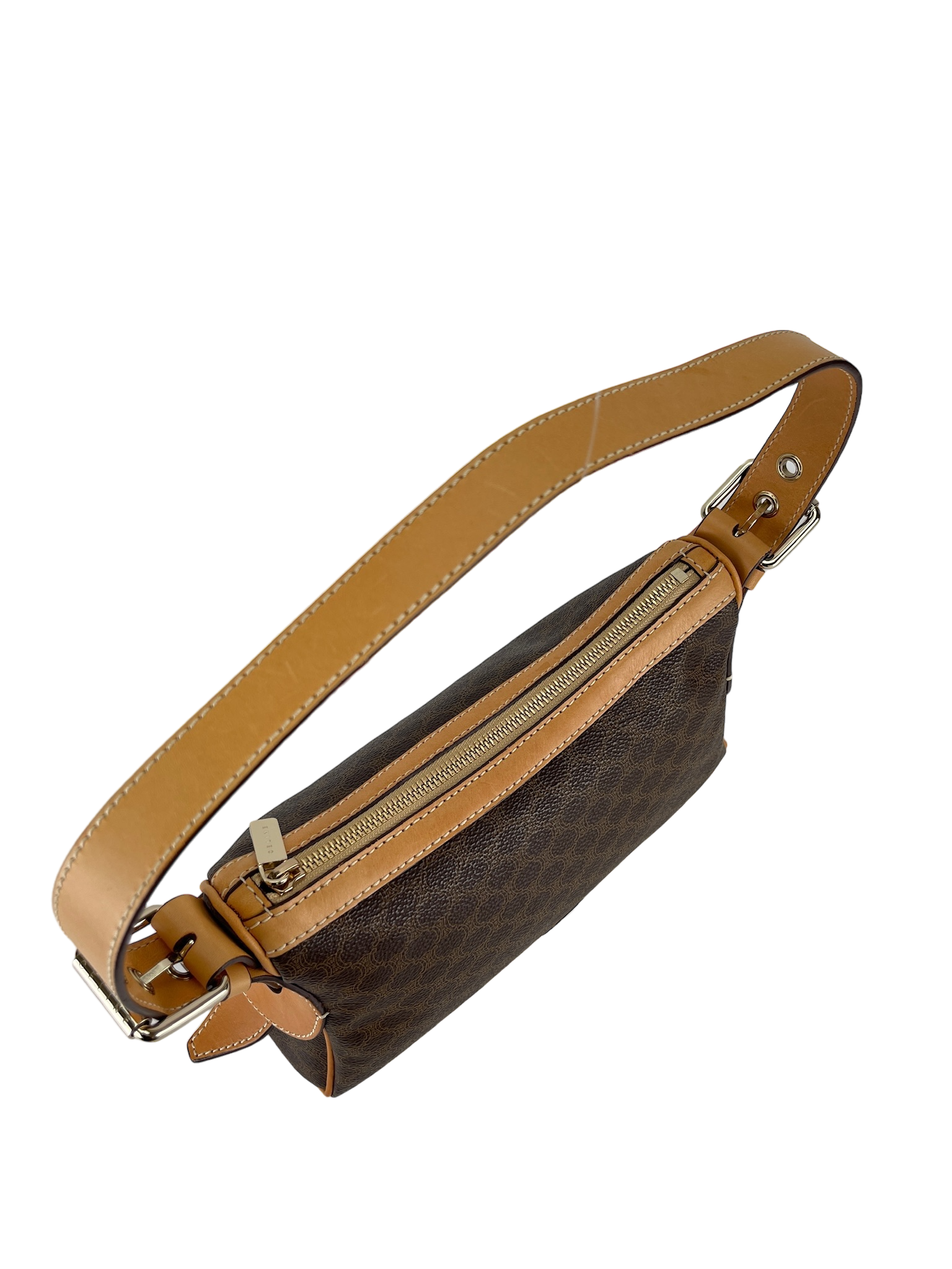 CELINE - Macadam Pattern Shoulder Bag