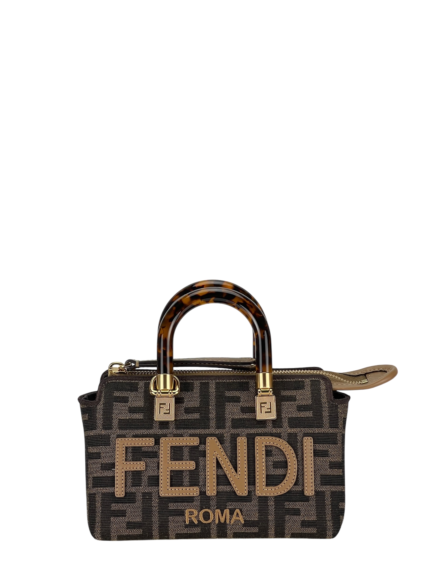 FENDI - Zucca Brown By the way 2way Boston Bag Mini