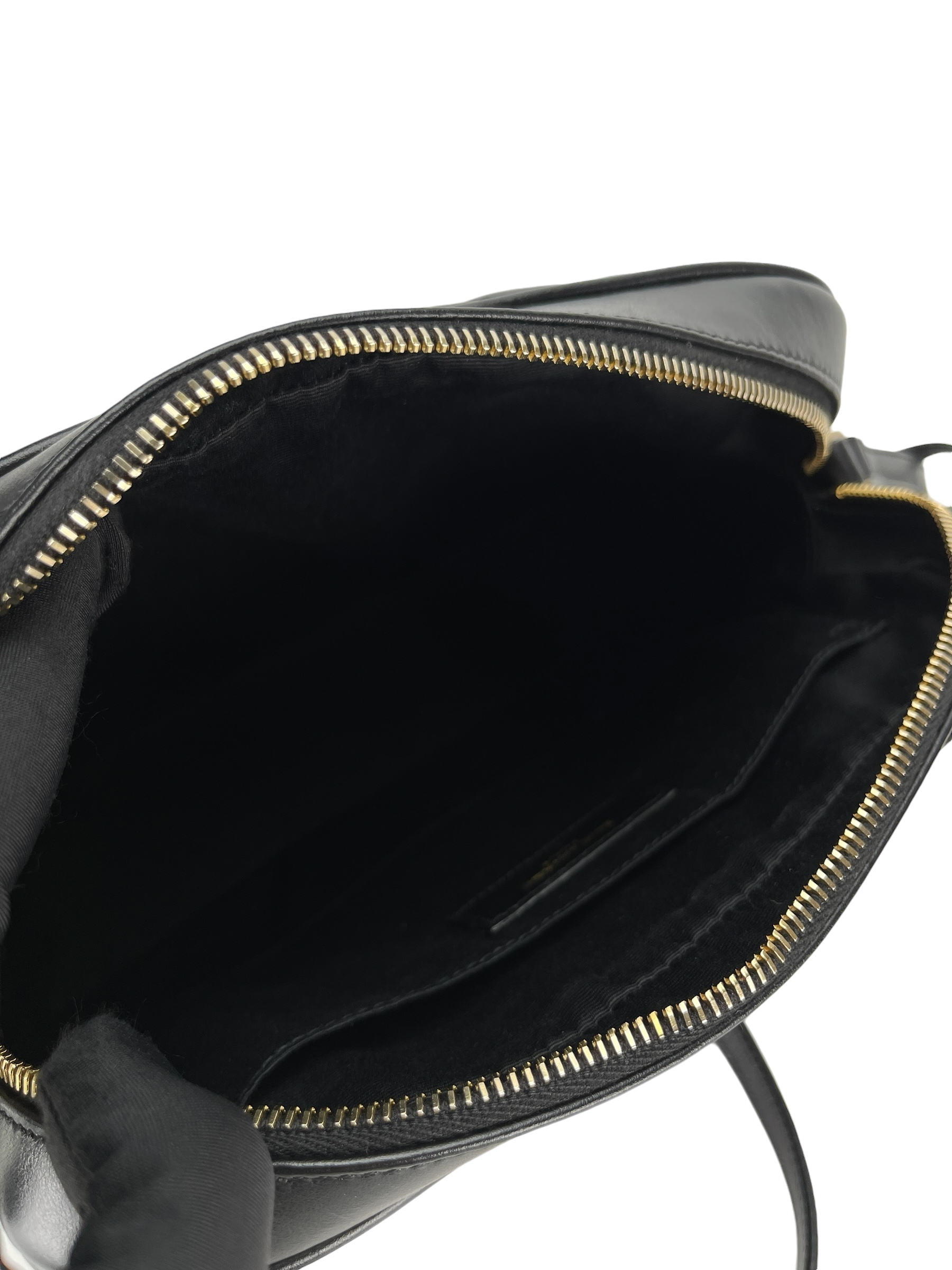 SAINT LAURENT - Calfskin Matelasse Lou Camera Bag Deep Marine