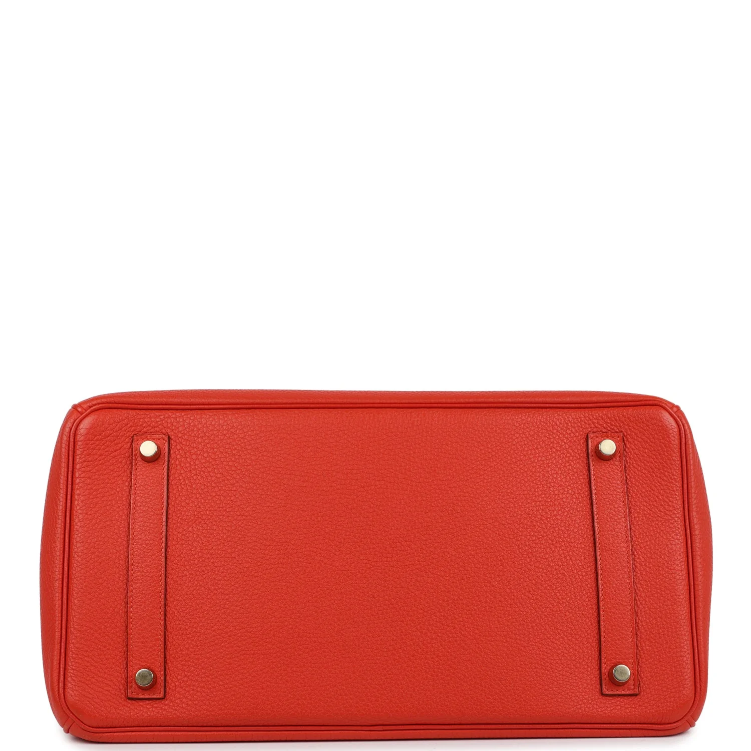 Pre-owned Hermes Birkin 35 Capucine Togo Gold Hardware