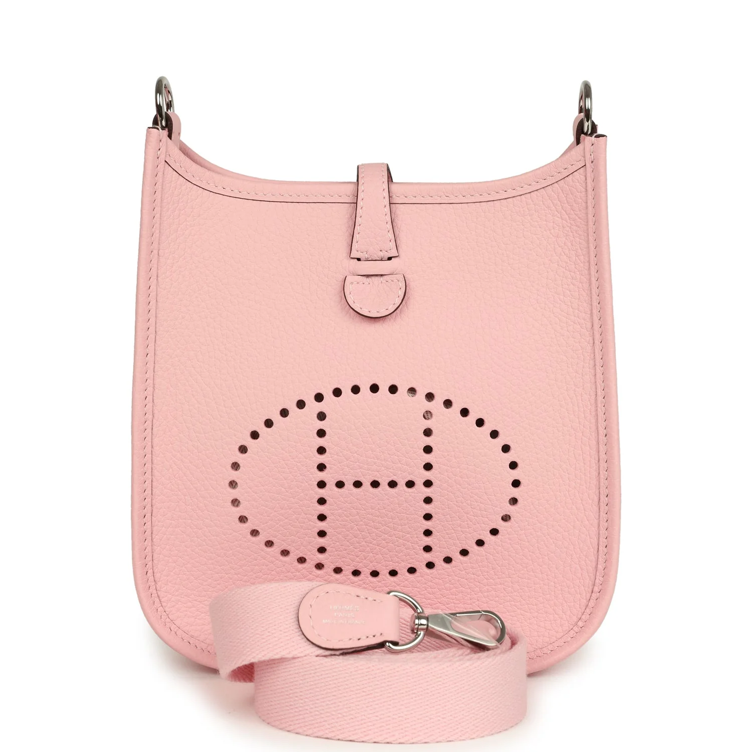 Hermes Evelyne TPM Rose Sakura Clemence Palladium Hardware