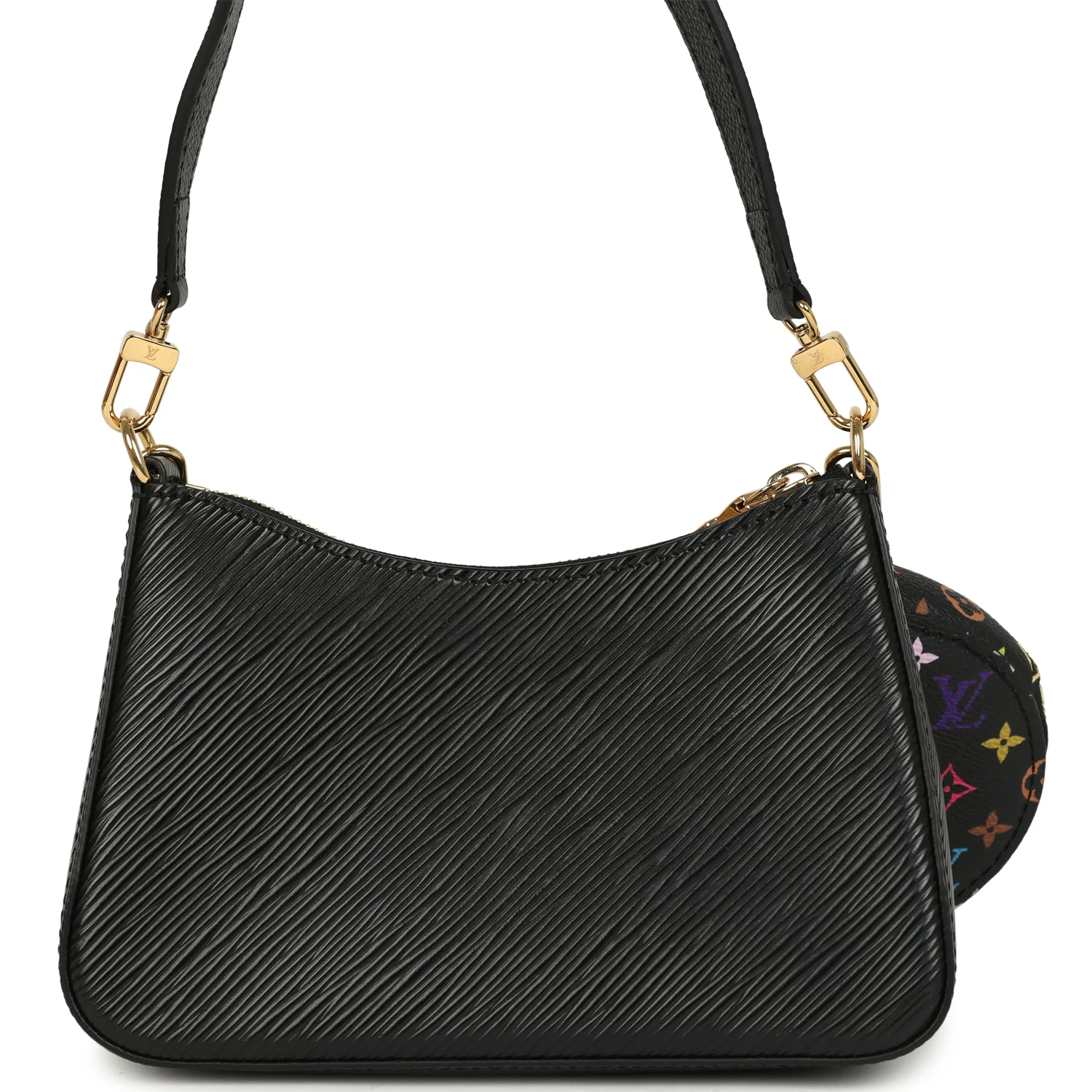 Louis Vuitton X Takashi Murakami Marellini Black Epi Gold Hardware