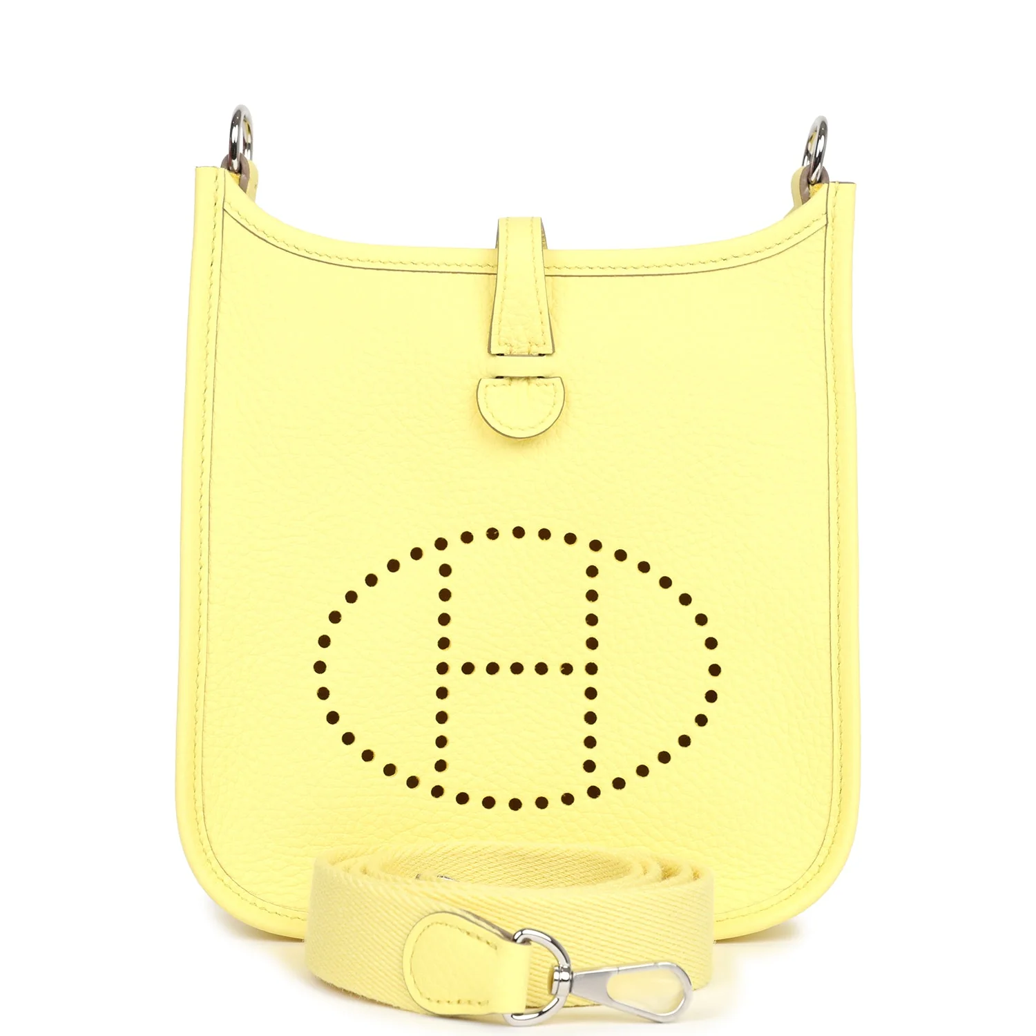 Hermes Evelyne TPM Limoncello Clemence Palladium Hardware