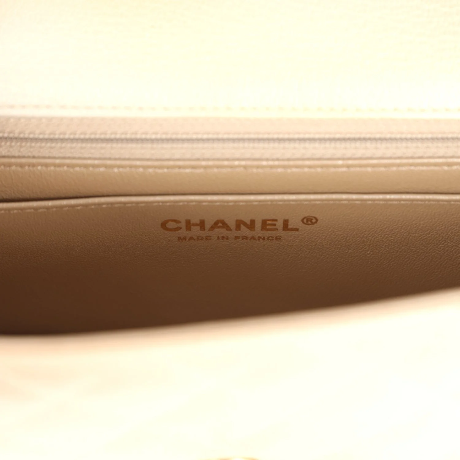 Chanel Mini Rectangular Flap Bag Gold Ombre Chevre Calfskin Antique Gold Hardware