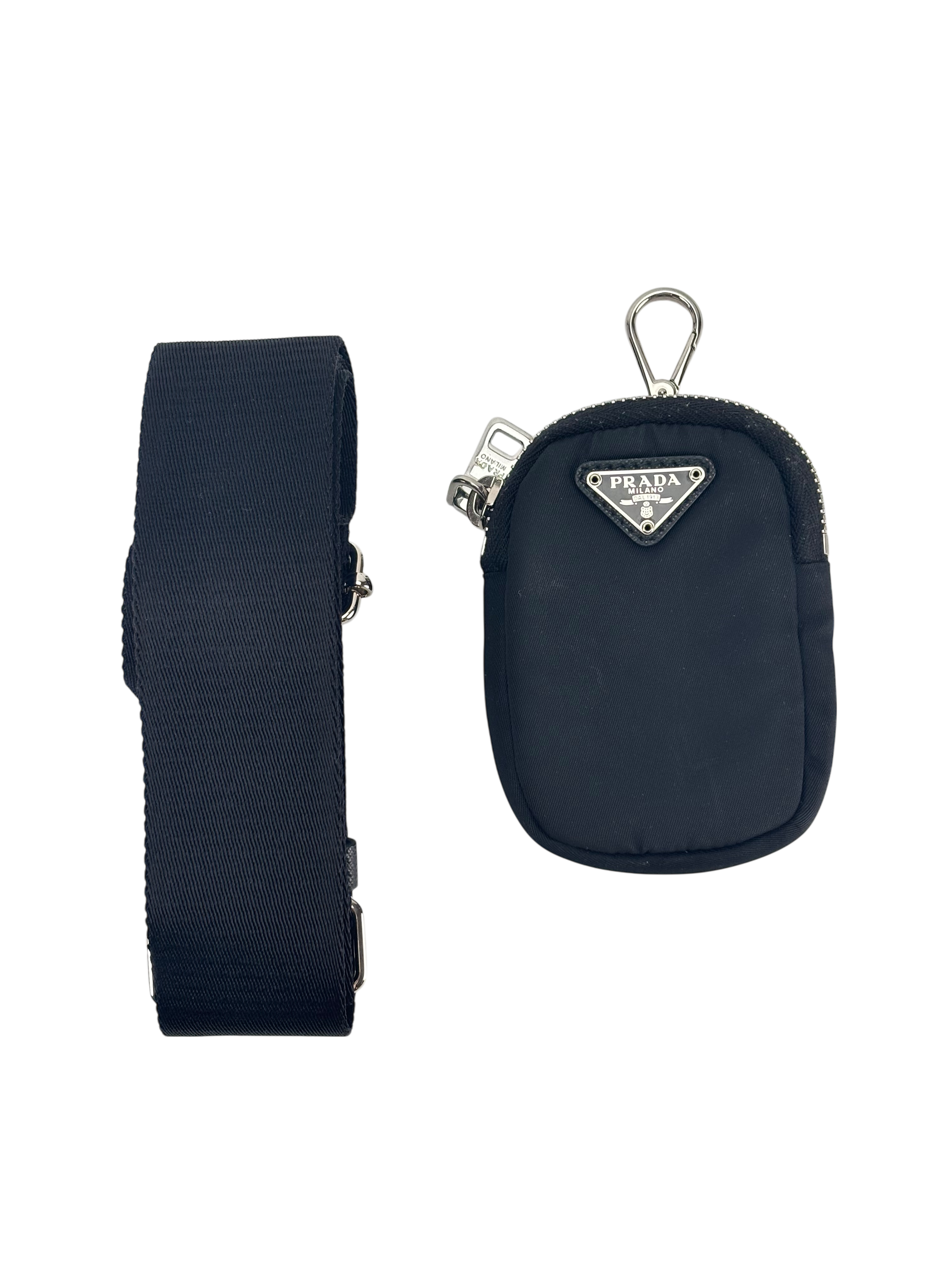 PRADA - Black Re-Edition 2005 Re-Nylon bag 3 in1 Saffiano x Tessuto