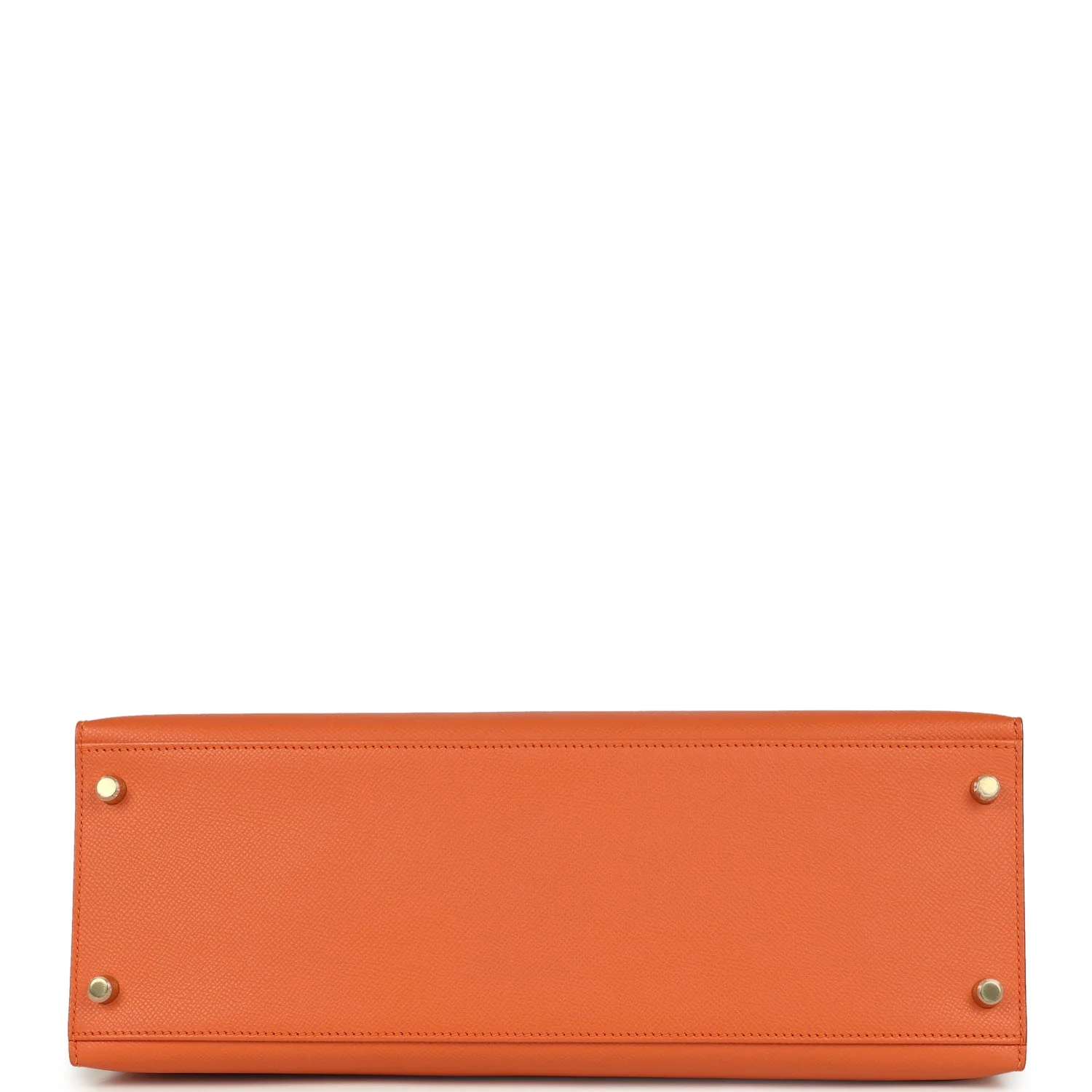 Pre-owned Hermes Kelly Sellier 35 Mango Epsom Gold Hardware