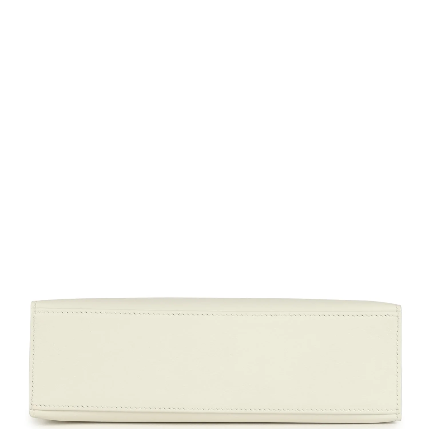 Hermes Kelly Pochette White Swift Gold Hardware