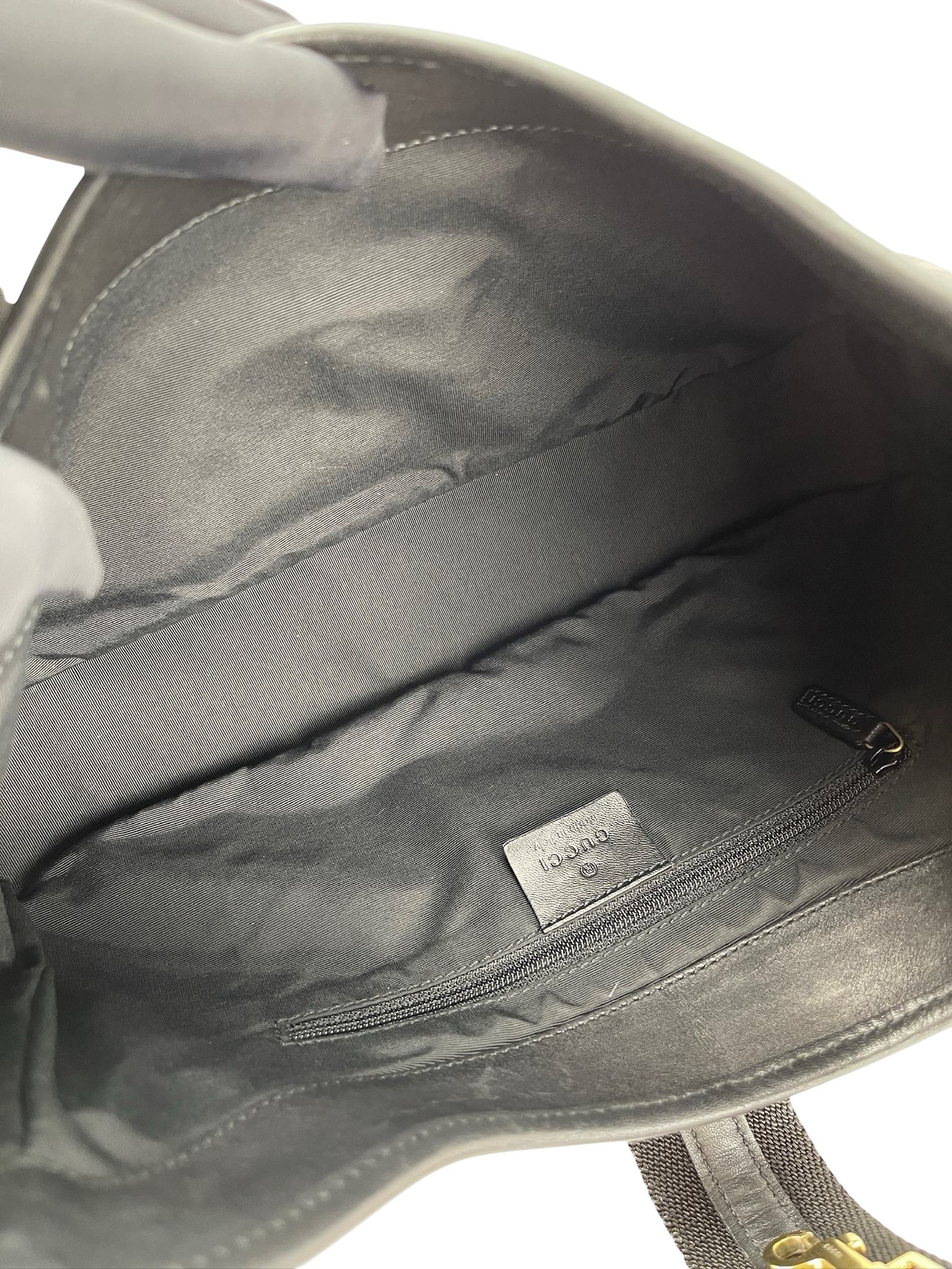 GUCCI - Denim GG Fabric Small Jackie Shoulder Bag