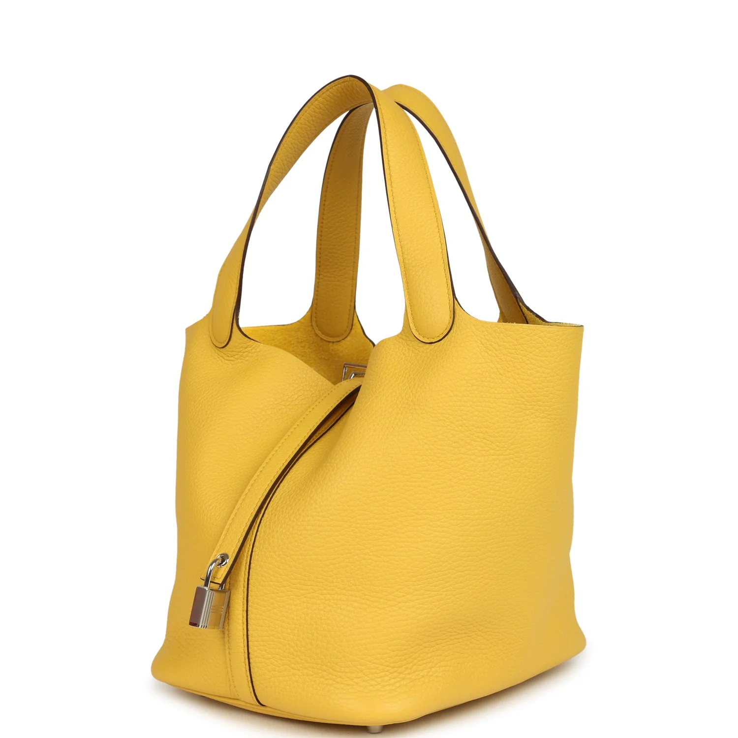 Hermes Picotin Lock 22 Sun Clemence Palladium Hardware