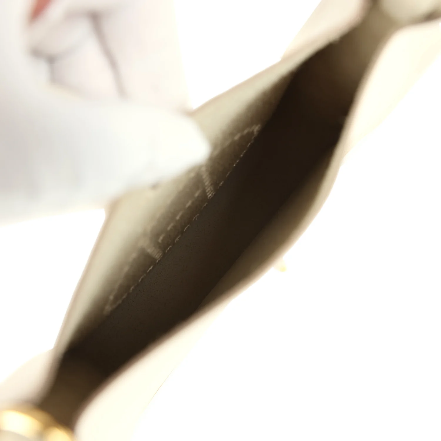 Hermes Evelyne Sellier TPM Craie Epsom Gold Hardware