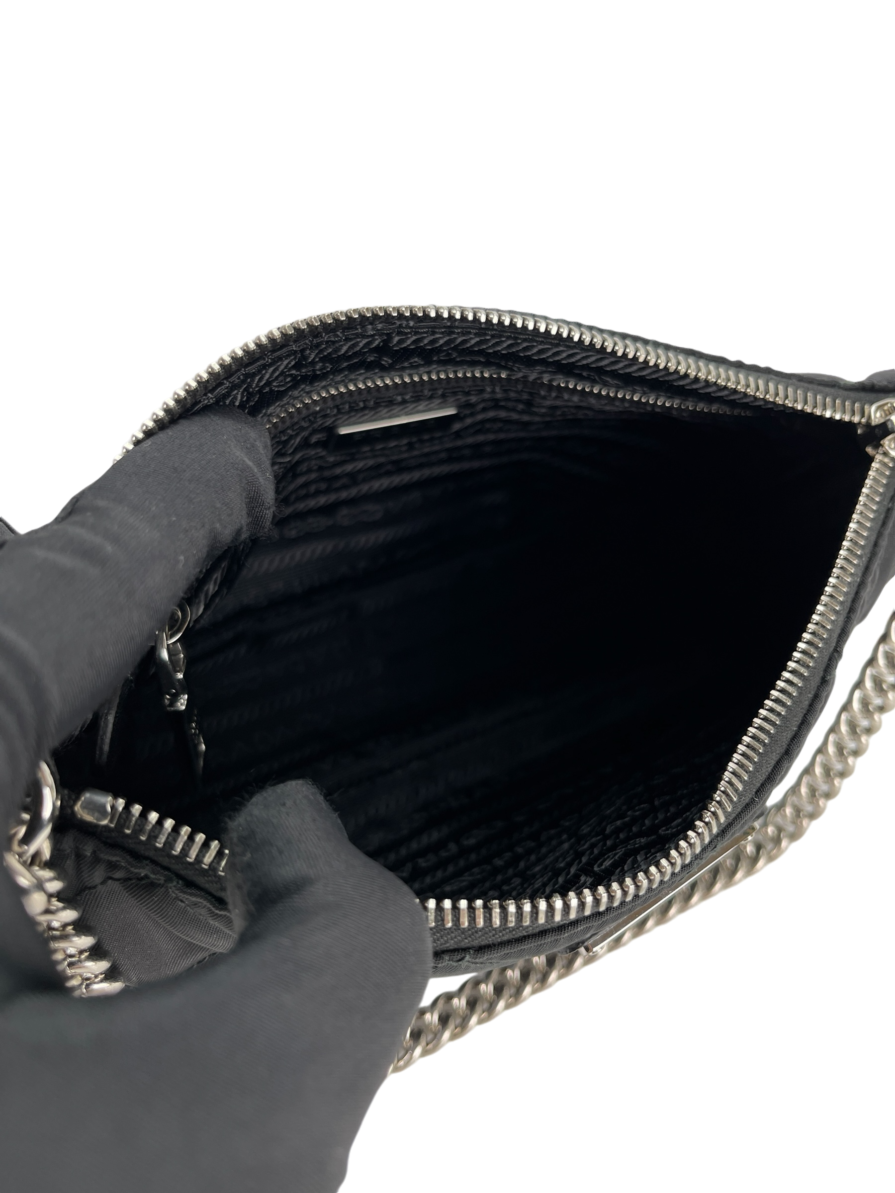 PRADA - Nylon Tessuto Impuntu Quilted Crossbody Bag