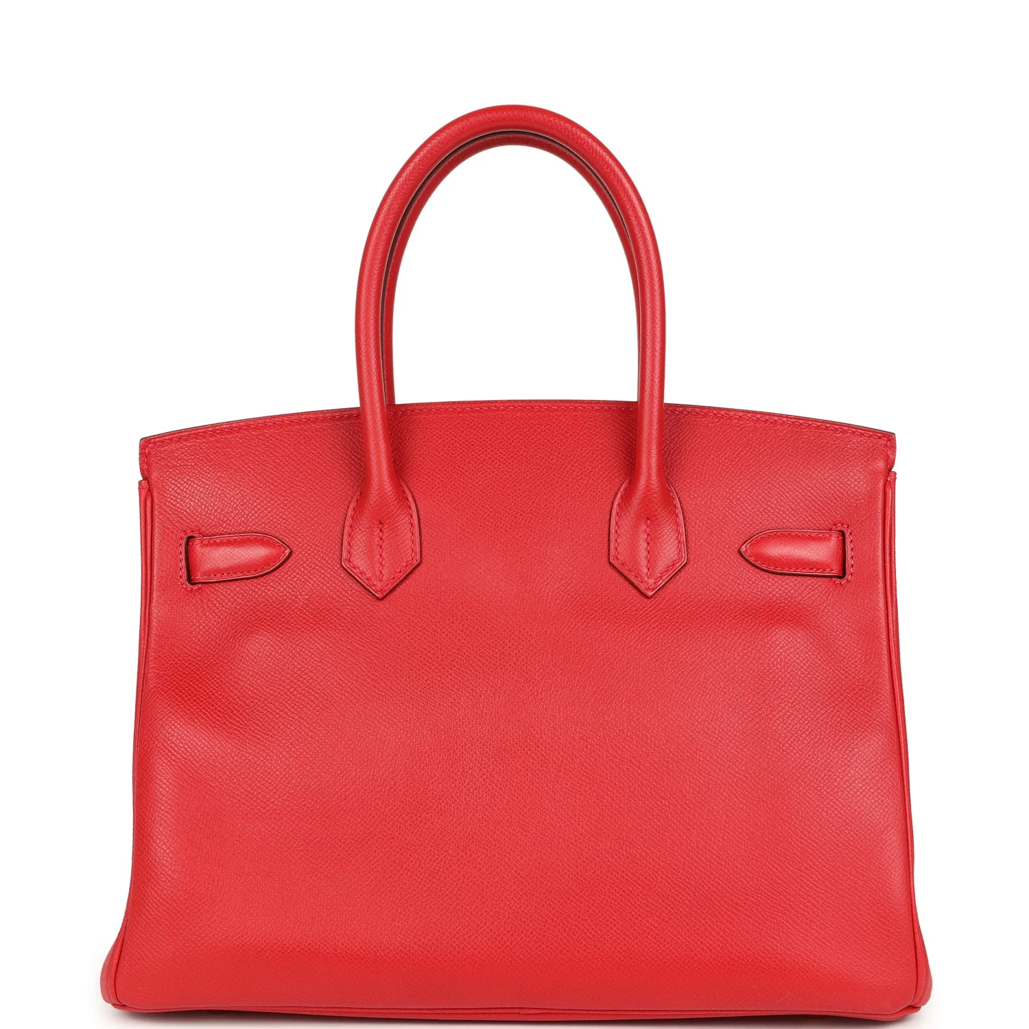 Pre-owned Hermes Birkin 30 Rouge Casaque Epsom Gold Hardware